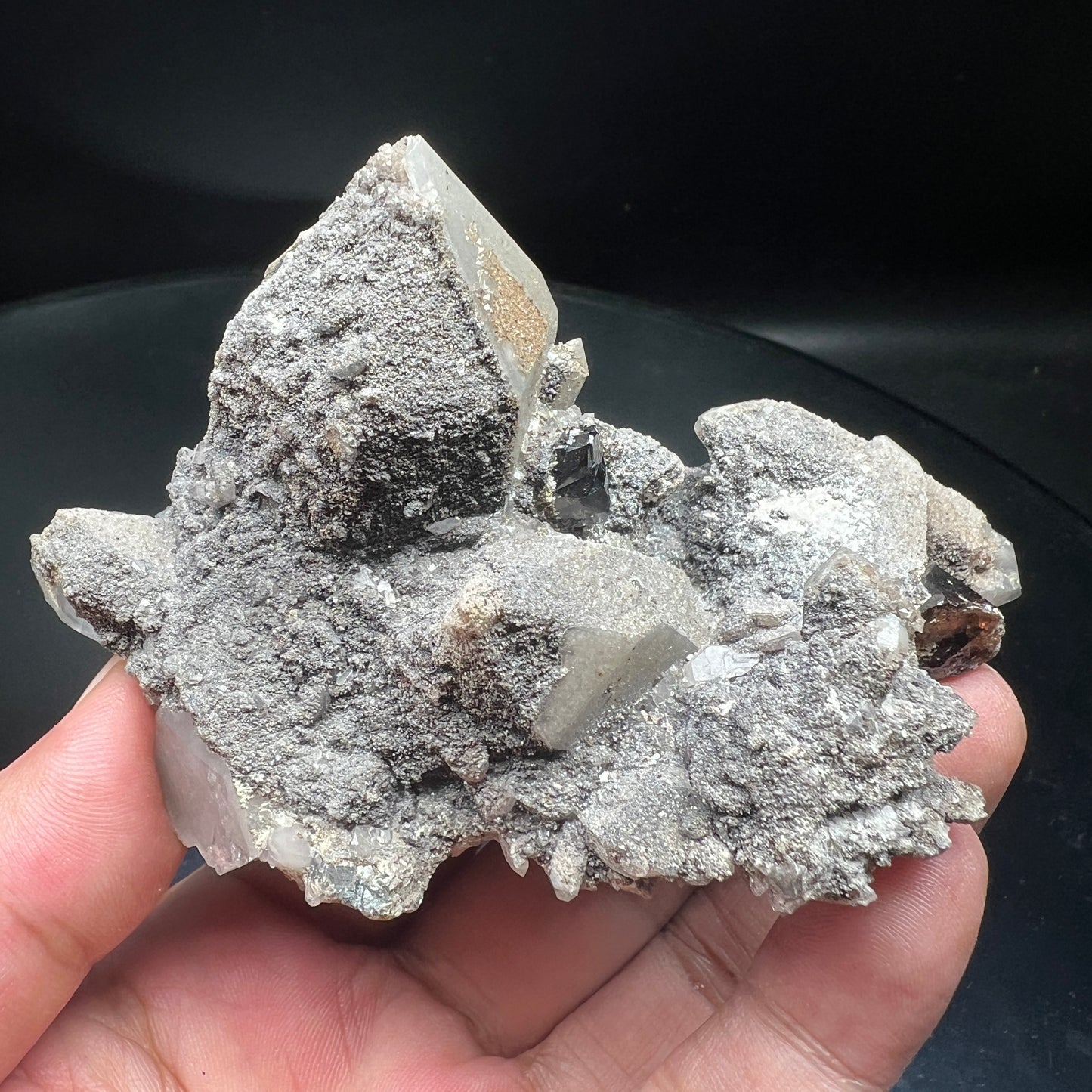Cassiterite + Quartz + Wolframite (Free shipping)