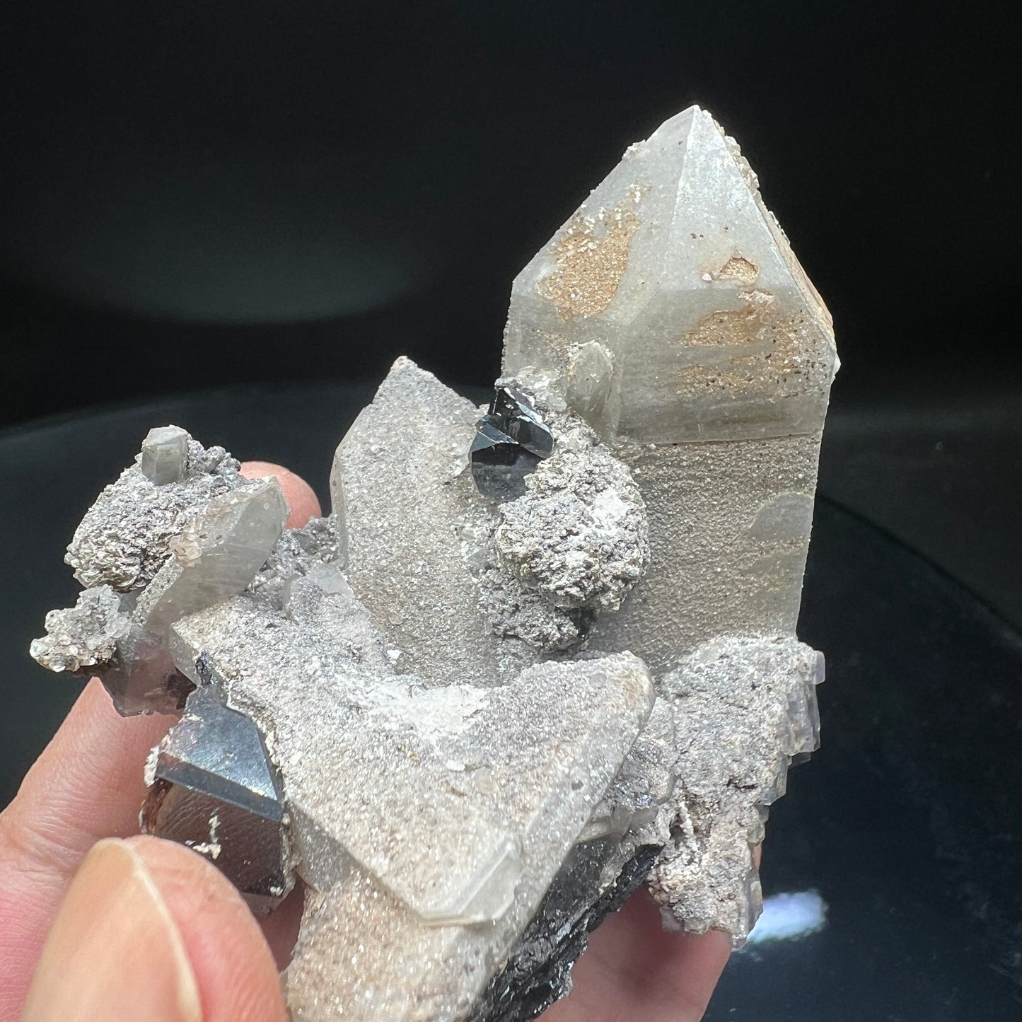 Cassiterite + Quartz + Wolframite (Free shipping)