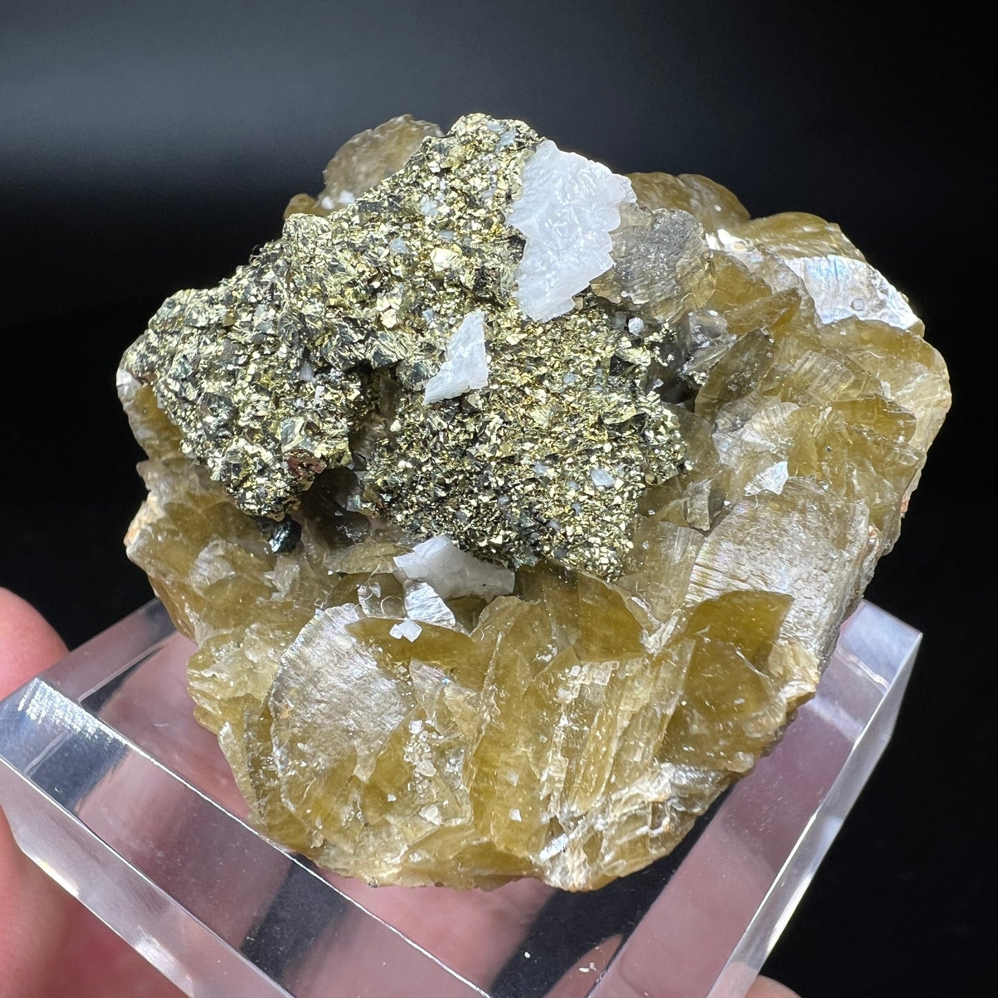 Chalcopyrite cover Tetrahedrite + Dolomite + Siderite (Free shipping)