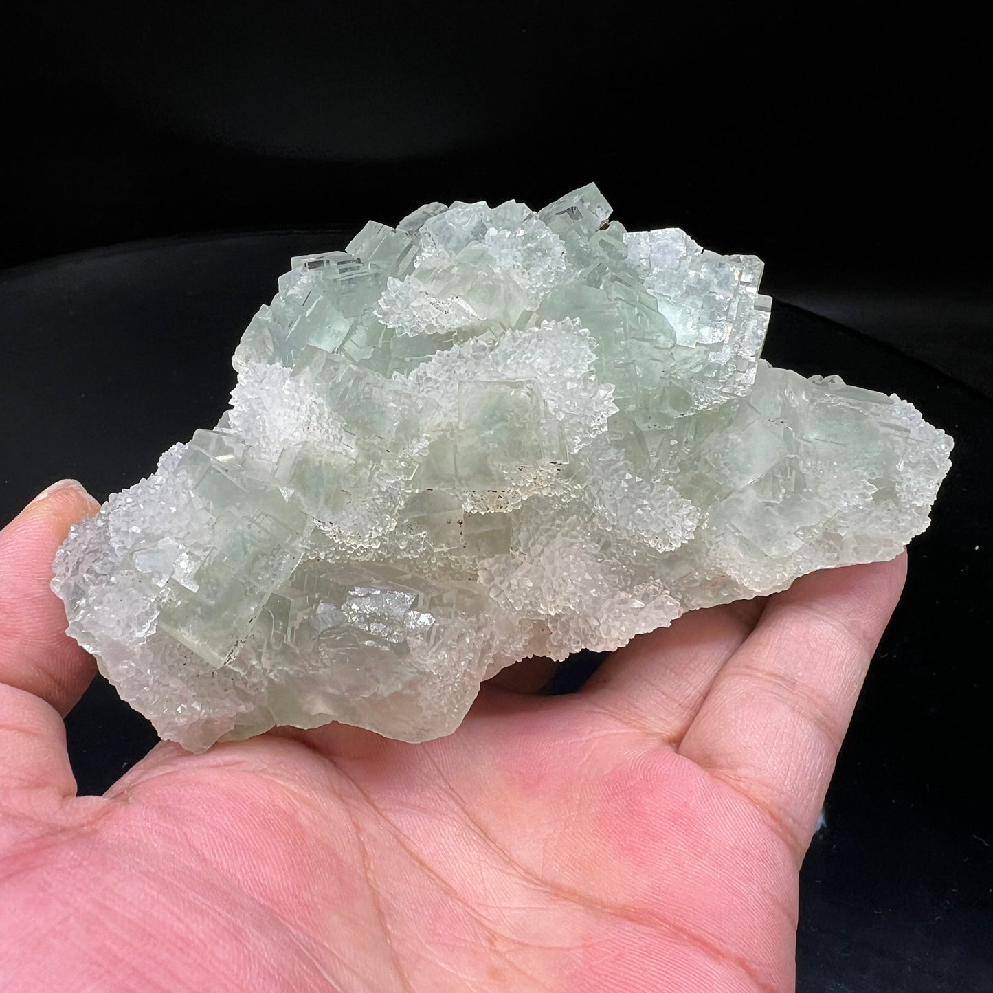 Fluorite + Quartz (Free shipping)