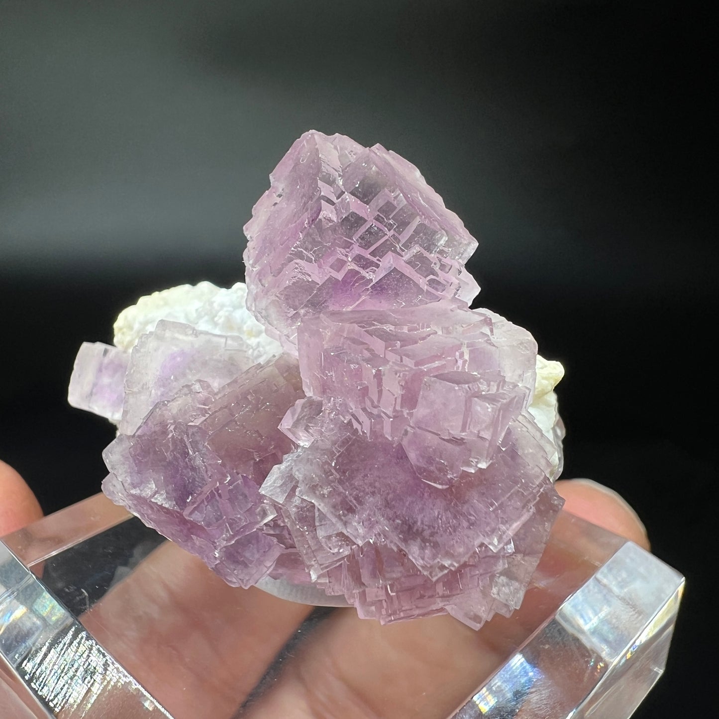 Fluorite + Quartz (Free shipping)