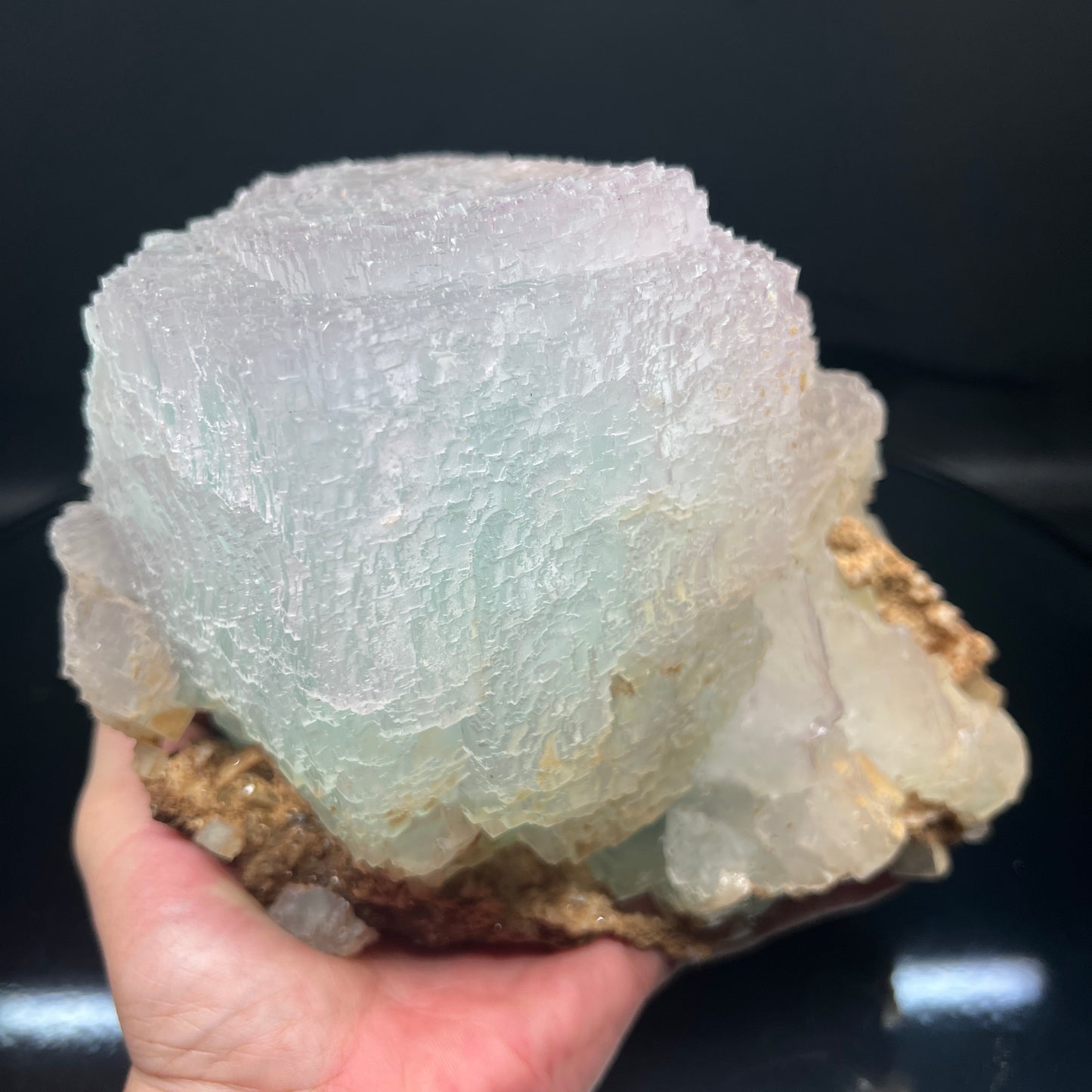 Fluorite + Quartz (Free shipping)