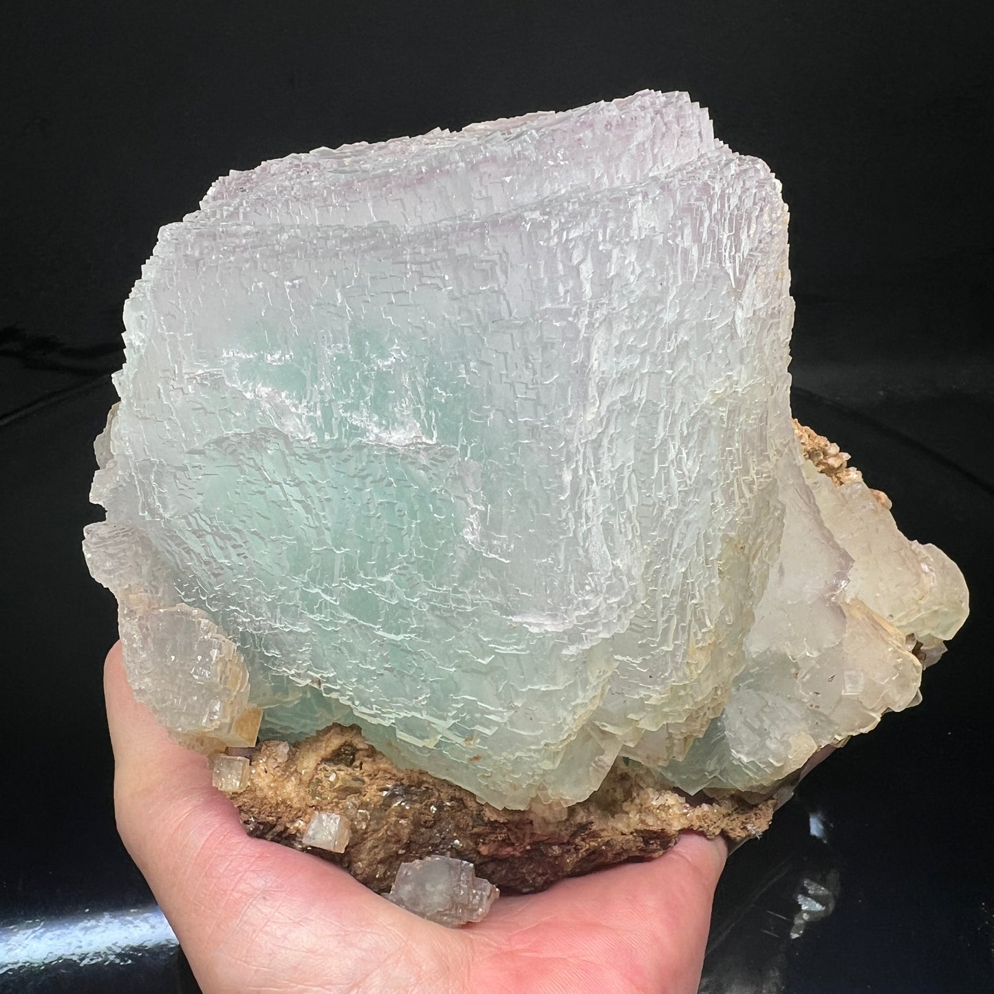 Fluorite + Quartz (Free shipping)