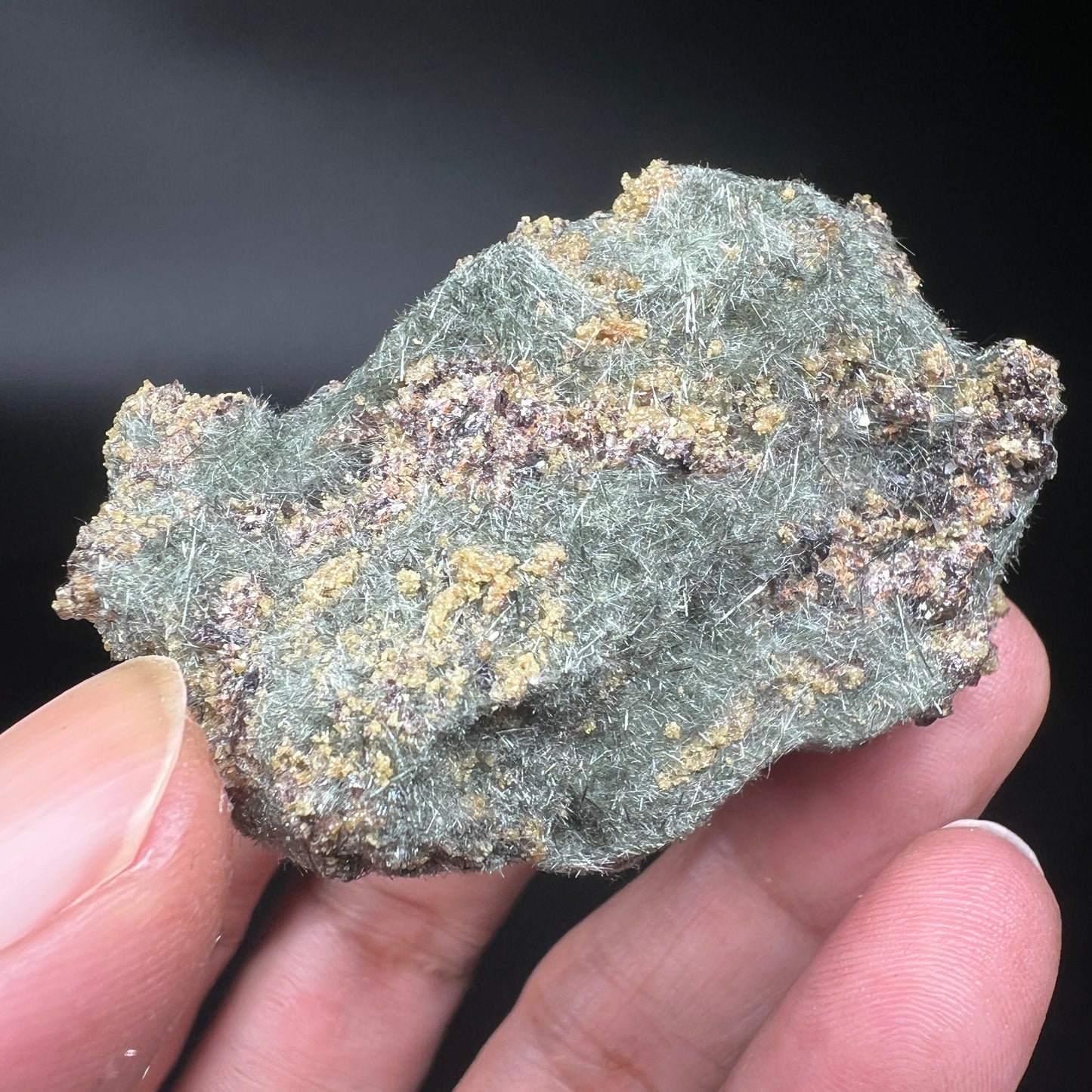 Actinolitum + Axinite (Free shipping)