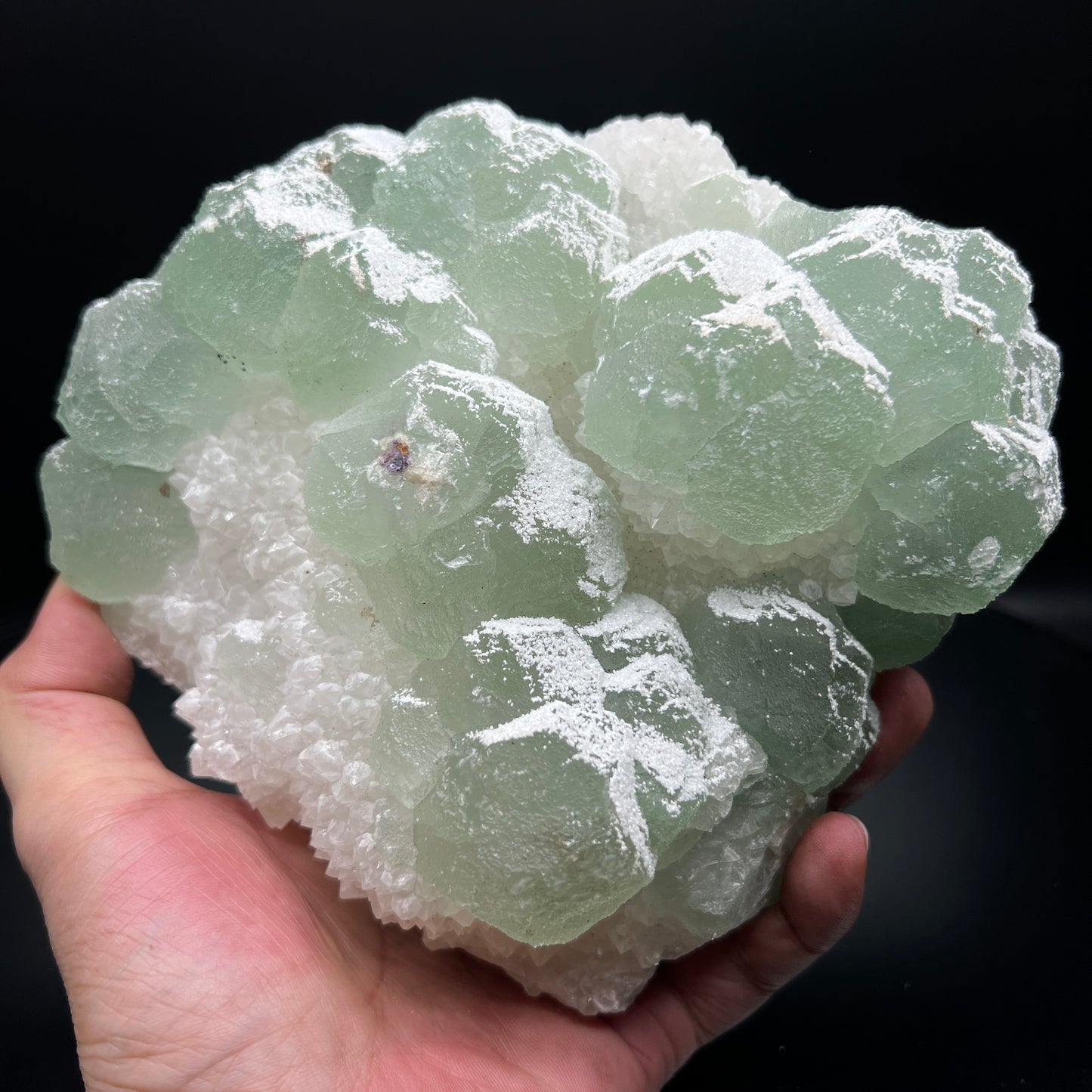 Fluorite + Quartz (Free shipping)