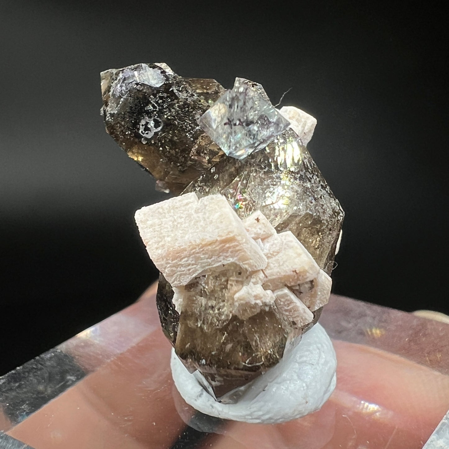 Fluorite + Quartz + Feldspar (Free shipping)