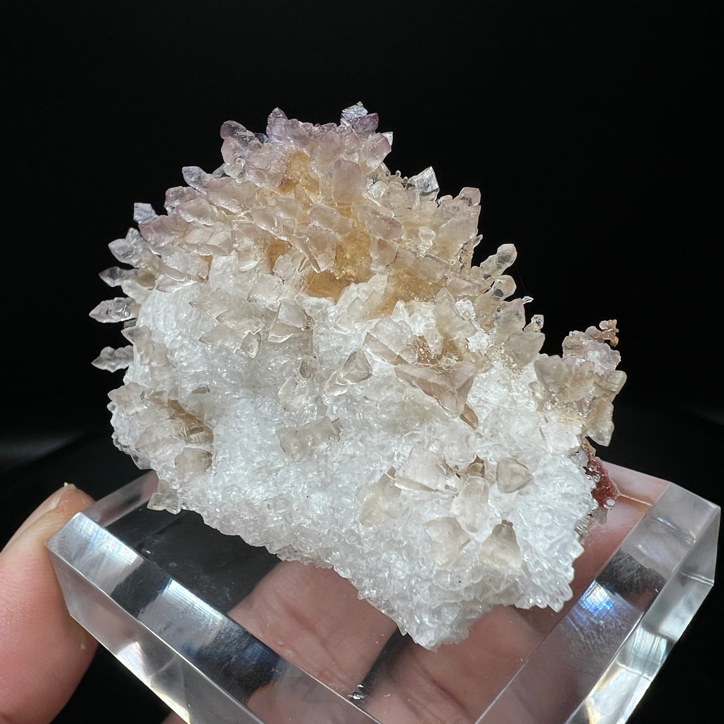 Abnormity Fluorite + Gypsum (Free shipping)