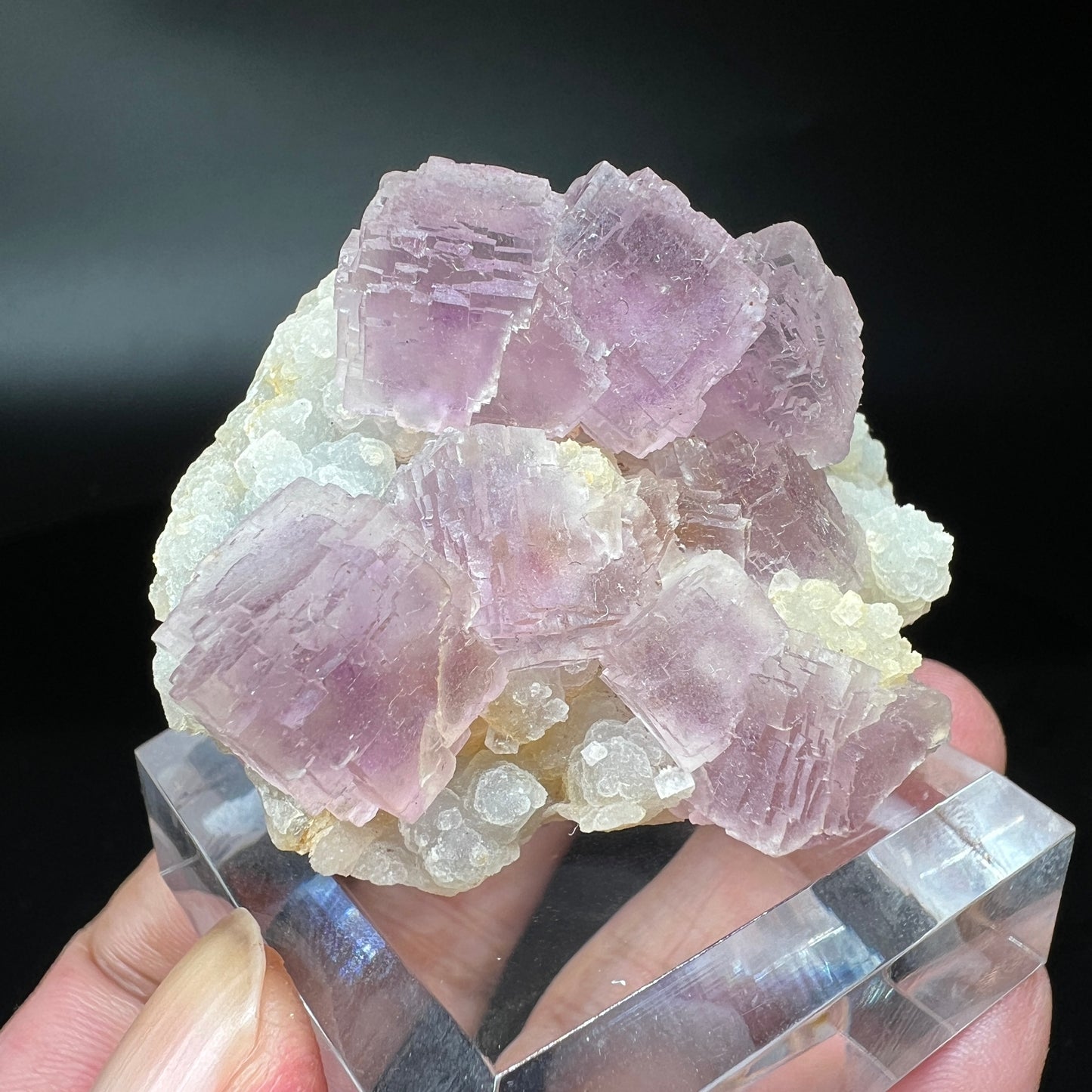 Fluorite + Quartz (Free shipping)