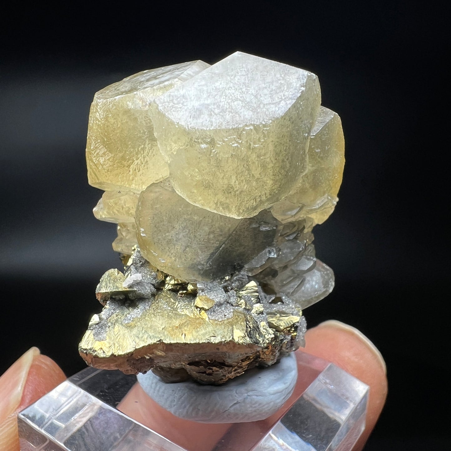 Calcite + Chalcopyrite (Free shipping)
