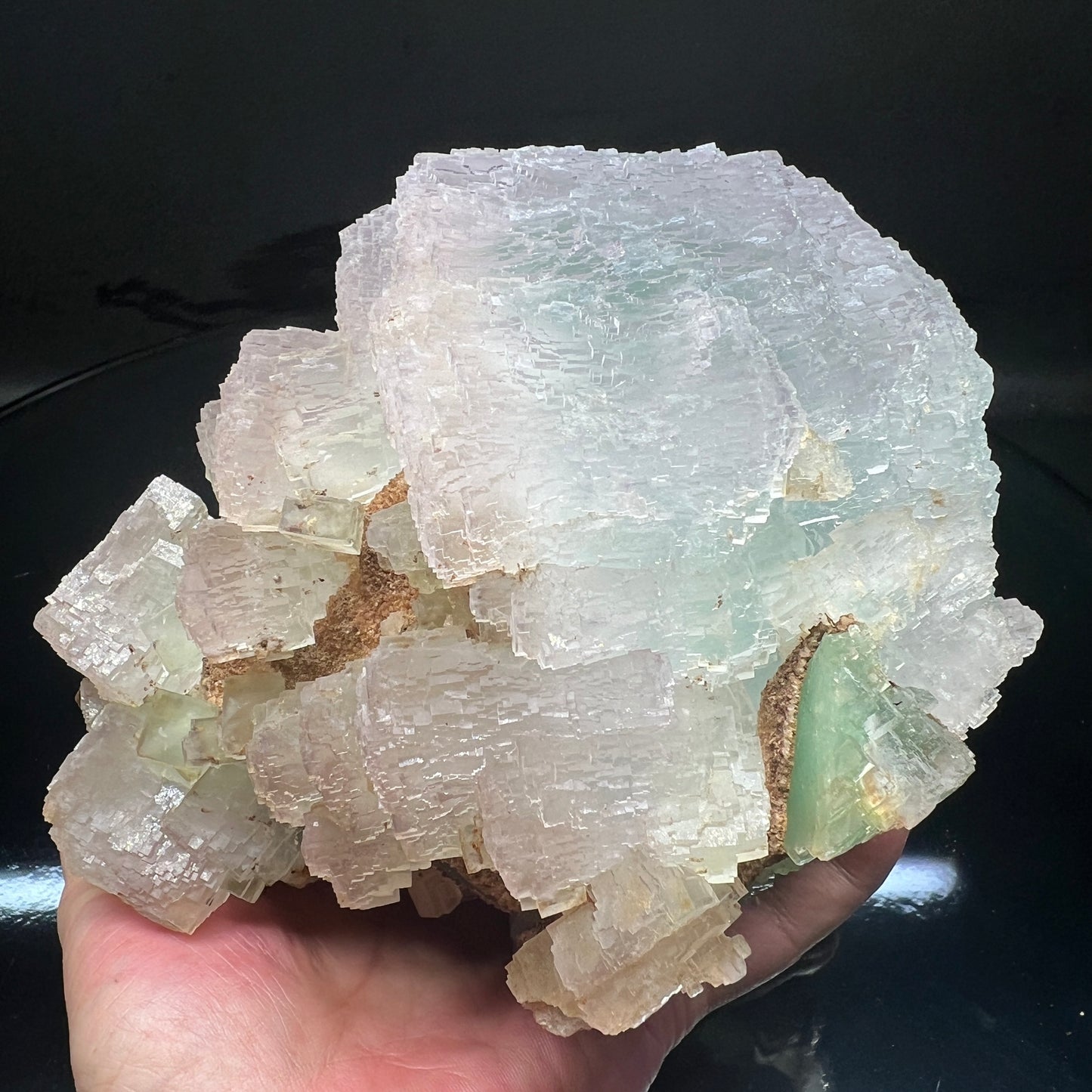 Fluorite + Quartz (Free shipping)