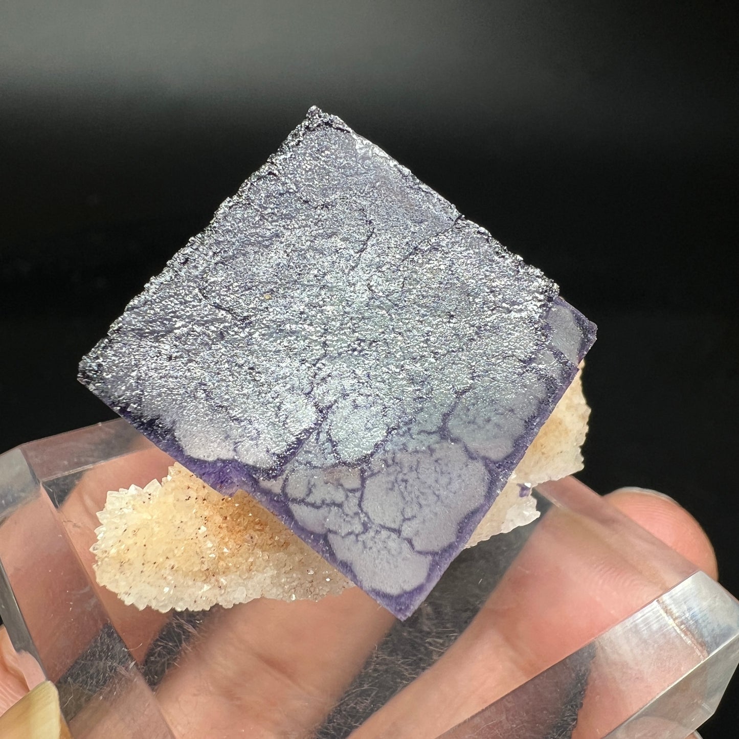 QR code Fluorite + Quartz (Free shipping)