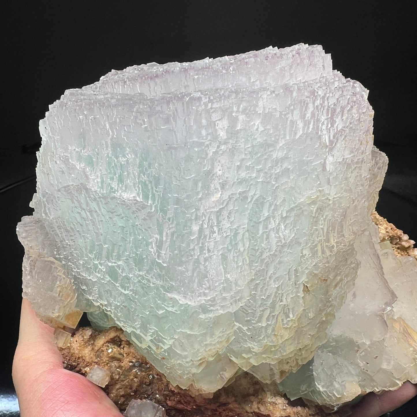 Fluorite + Quartz (Free shipping)