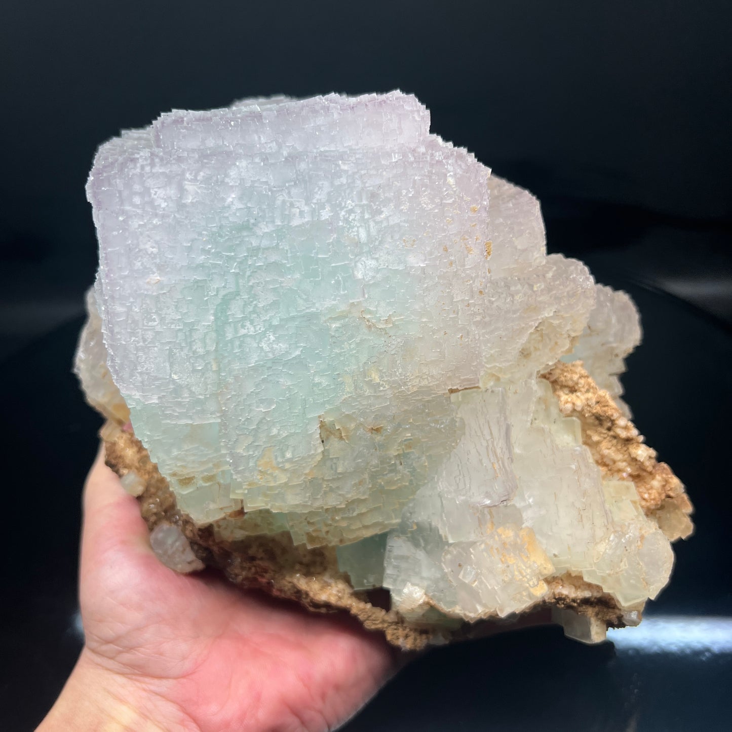 Fluorite + Quartz (Free shipping)