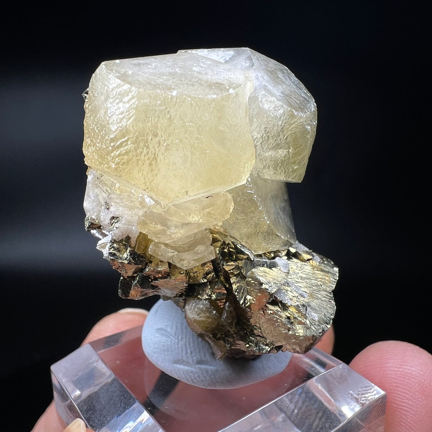 Calcite + Chalcopyrite (Free shipping)