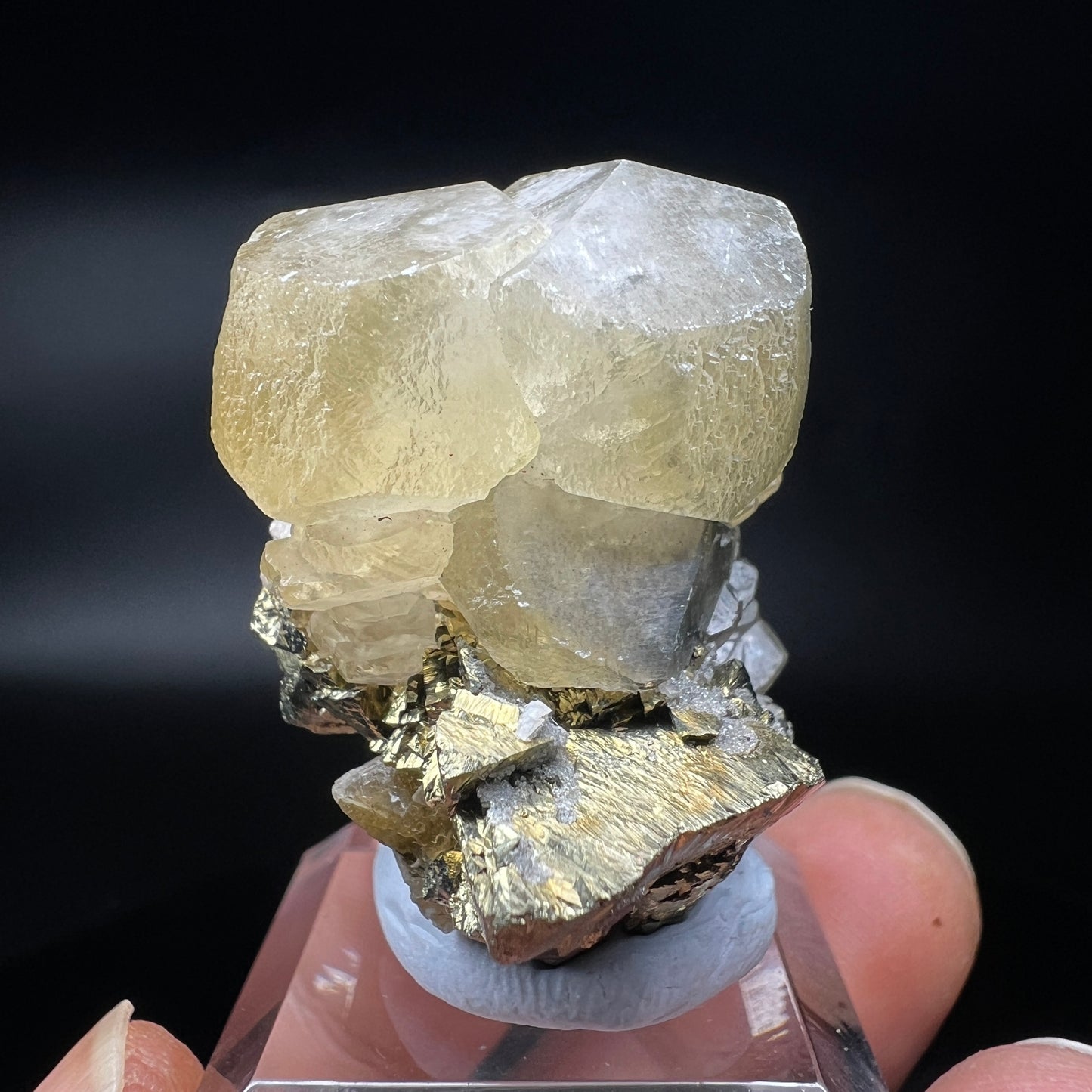Calcite + Chalcopyrite (Free shipping)