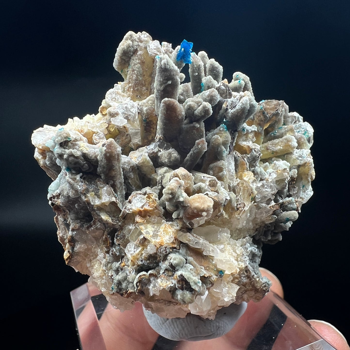 Veszelyite + Hemimorphite + Quartz (Free shipping)
