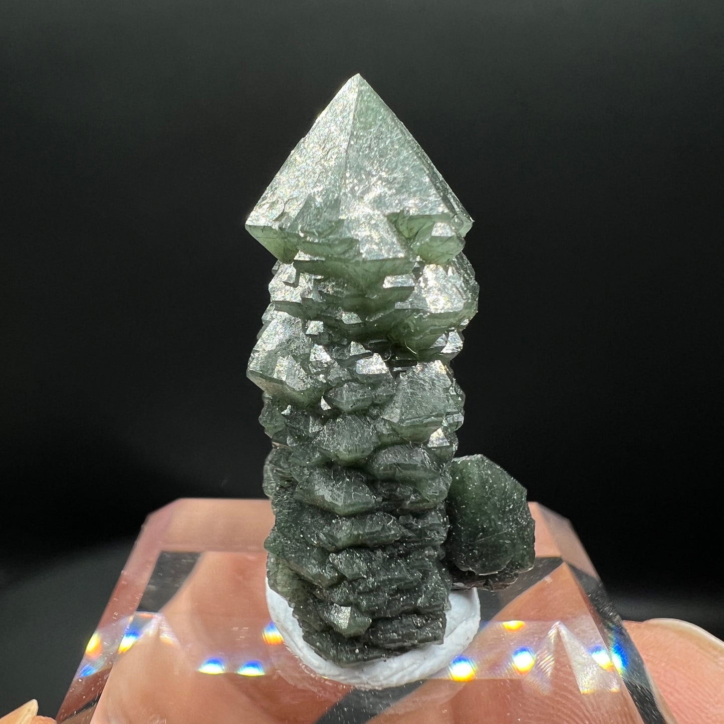 Screw green Quartz (Free shipping worldwide)