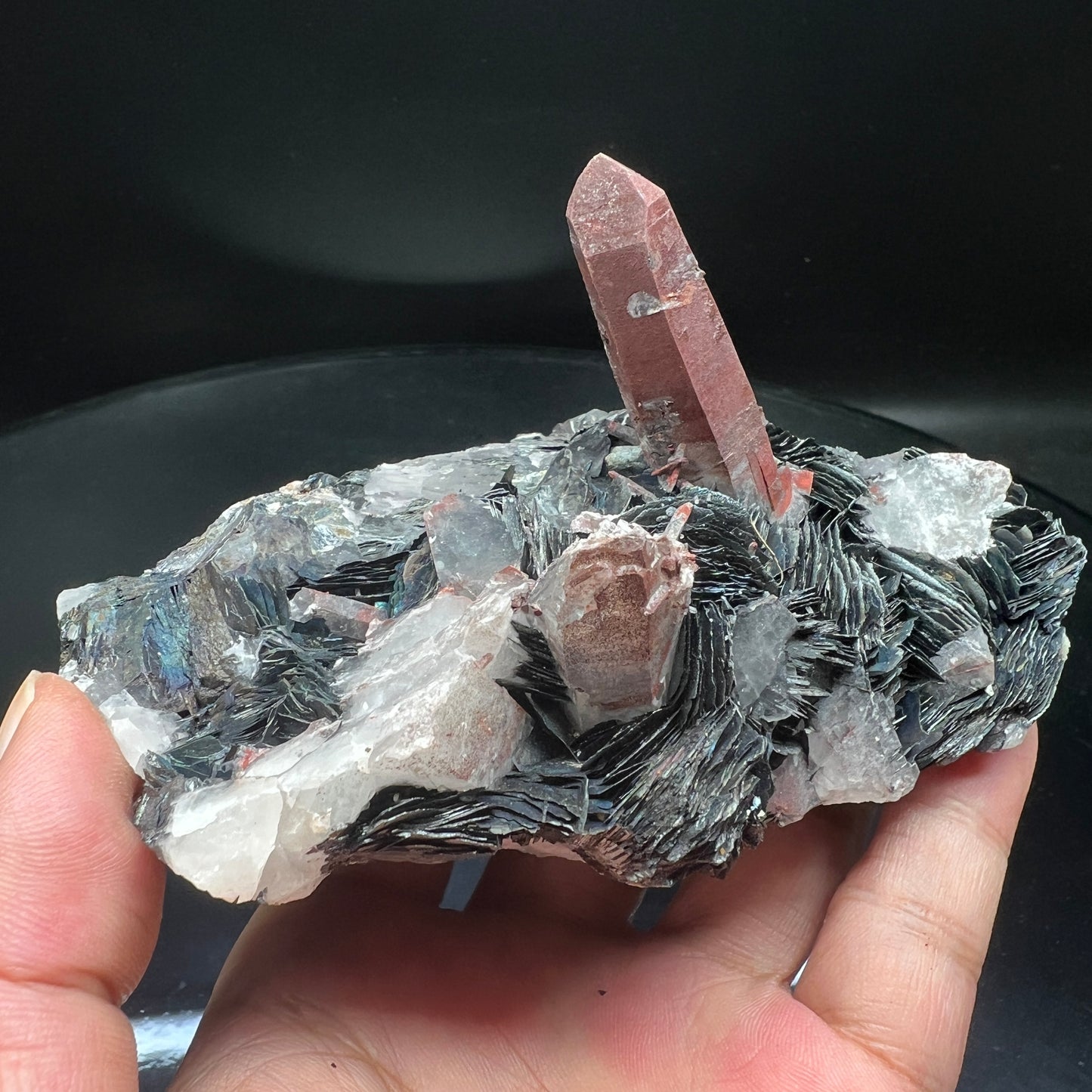 Hematite + Quartz (Free shipping)
