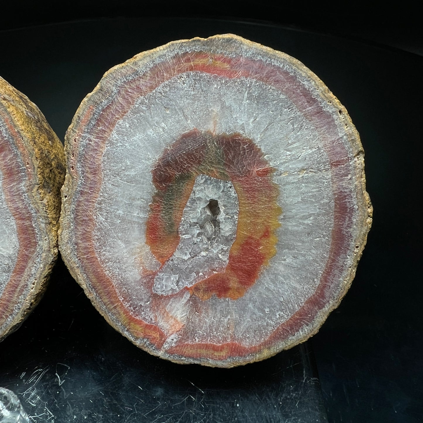 Agate couple + Quartz (Free shipping)