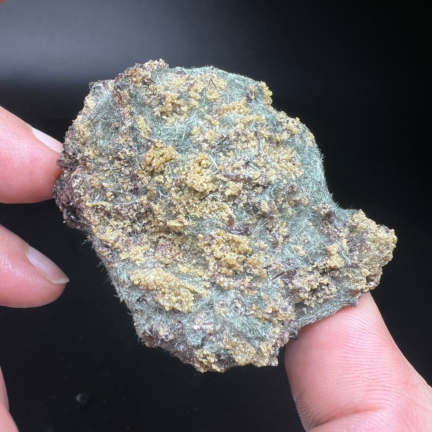 Actinolitum + Axinite (Free shipping)