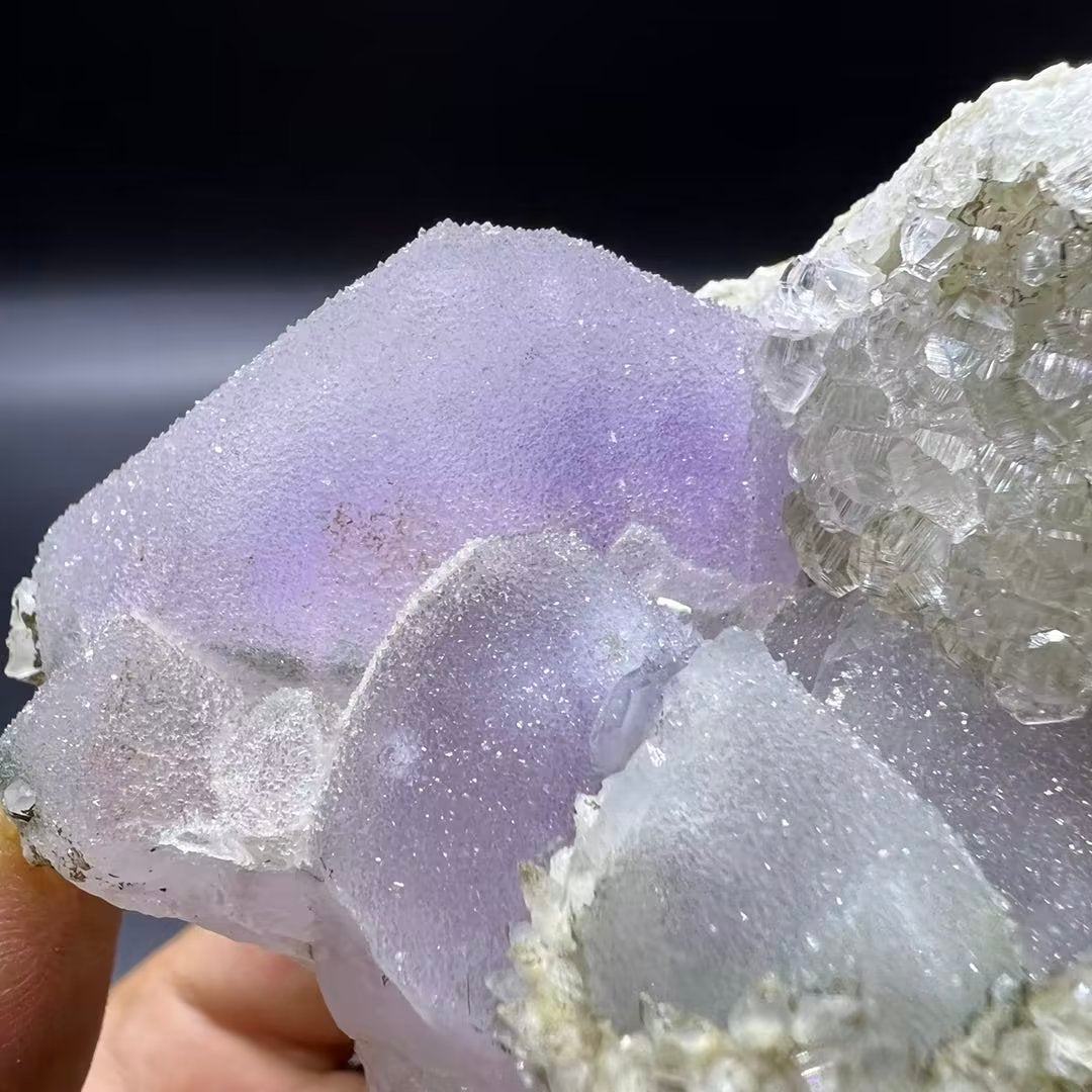 Amethyst + Calcite (Free shipping)