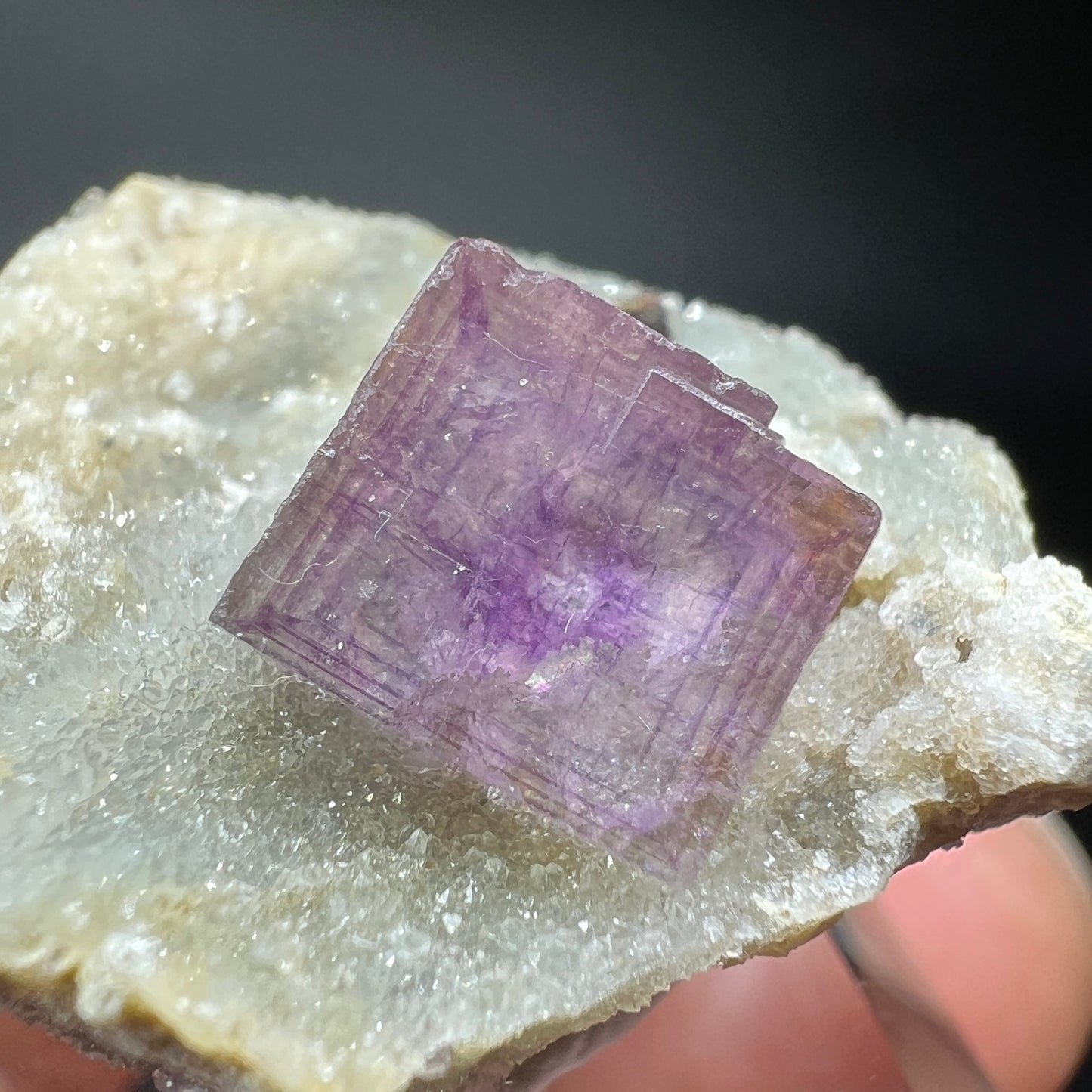 Purple frame Fluorite (Free shipping)