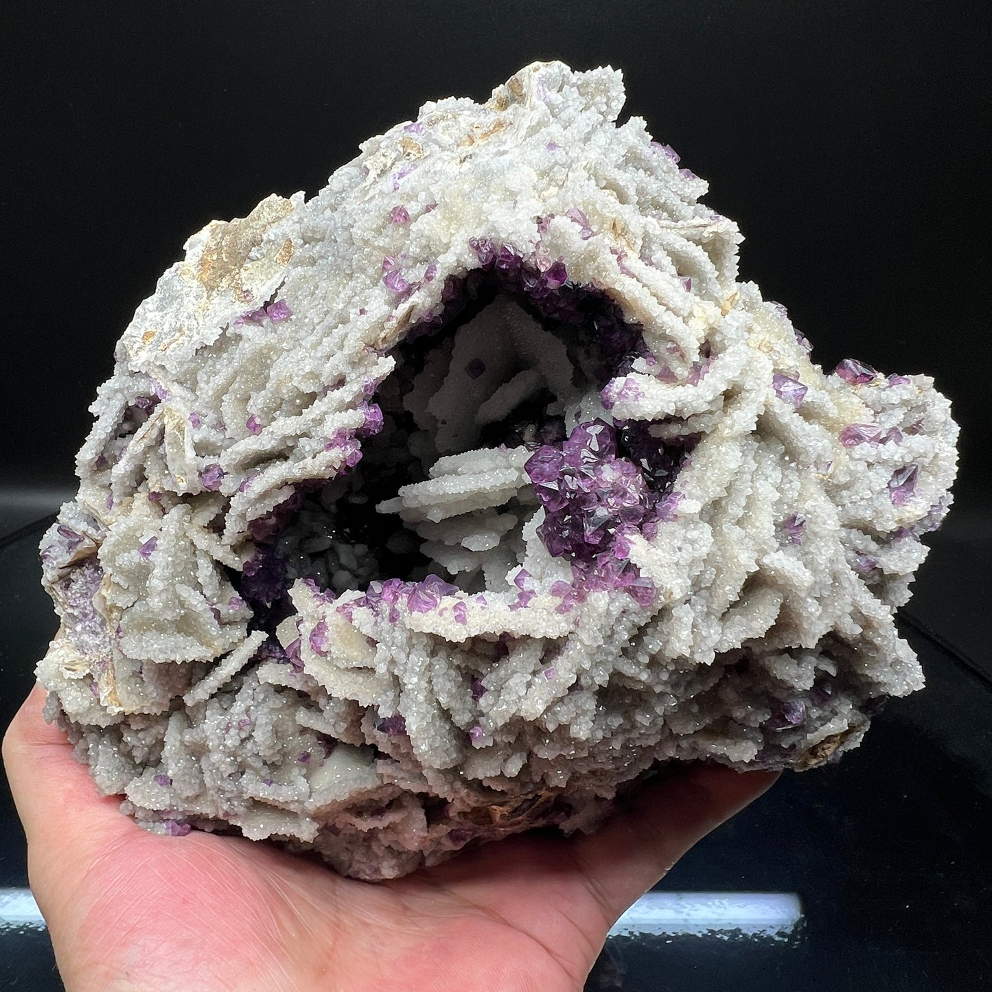 Rare Large crystals Triangular trioctahedron fluorite (Free shipping)
