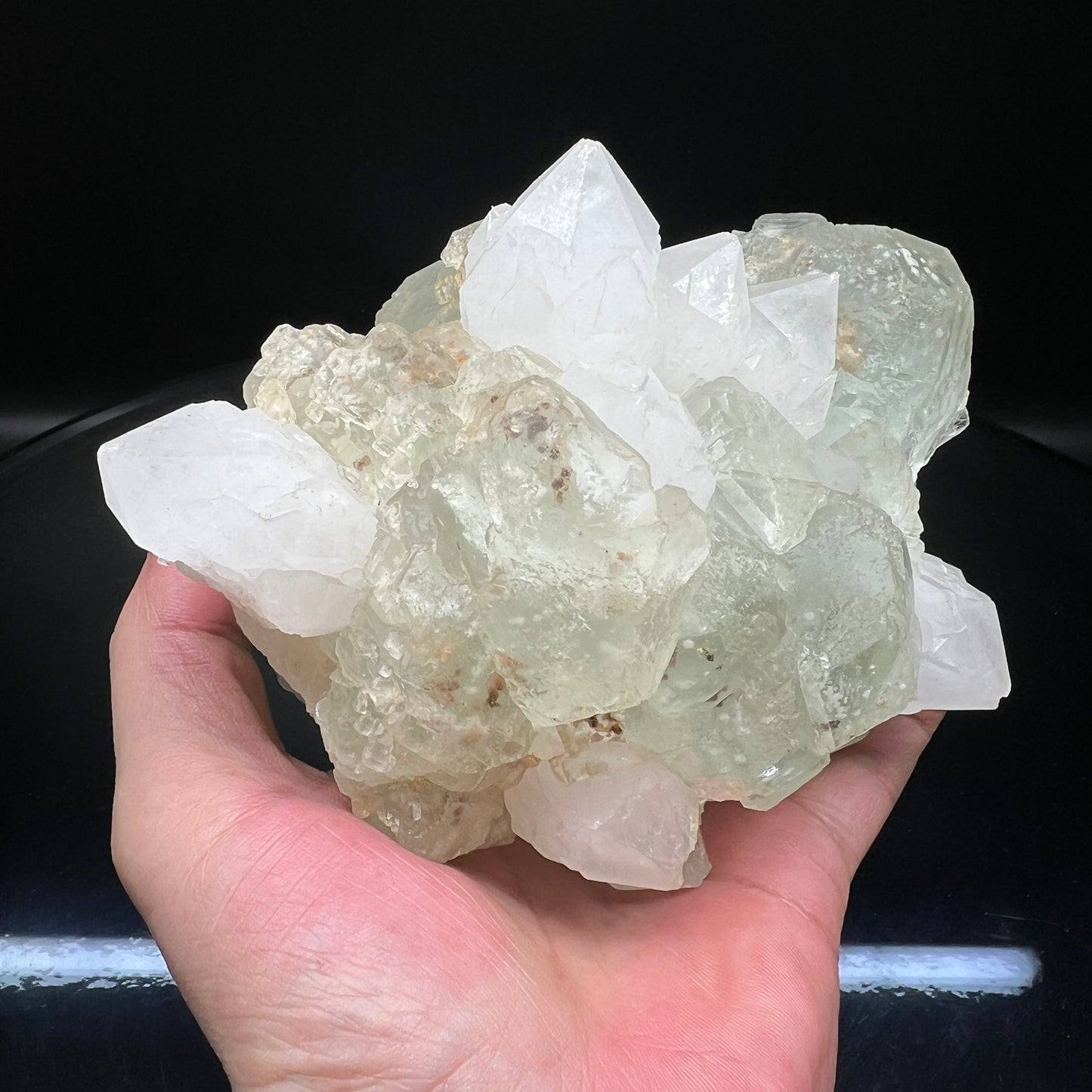 Fluorite + Quartz (Free shipping)