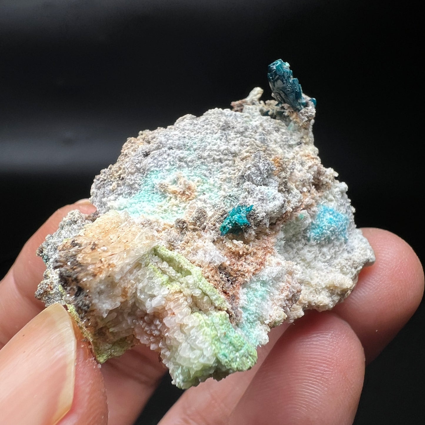 Large crystals Veszelyite (Free shipping)