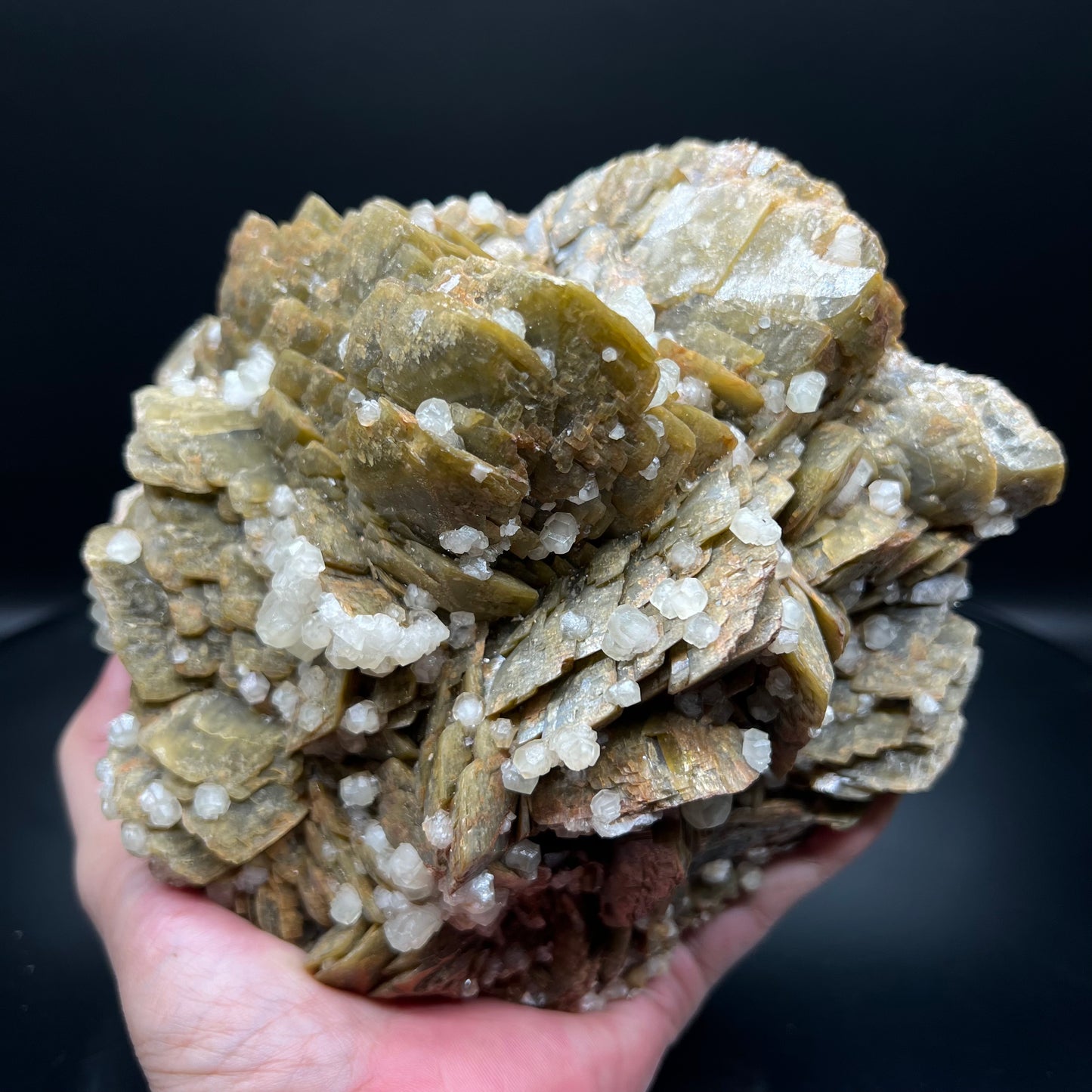 Siderite + Calcite (Free shipping worldwide)