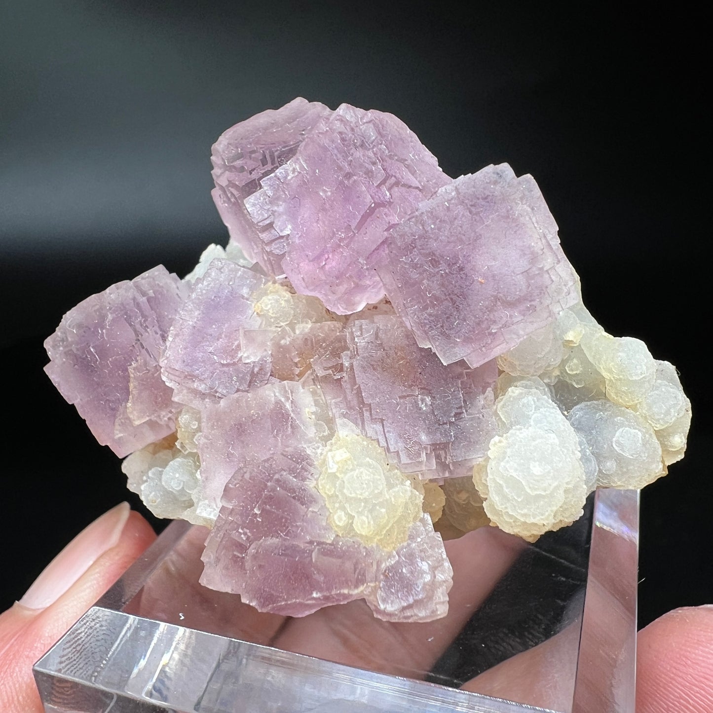 Fluorite + Quartz (Free shipping)