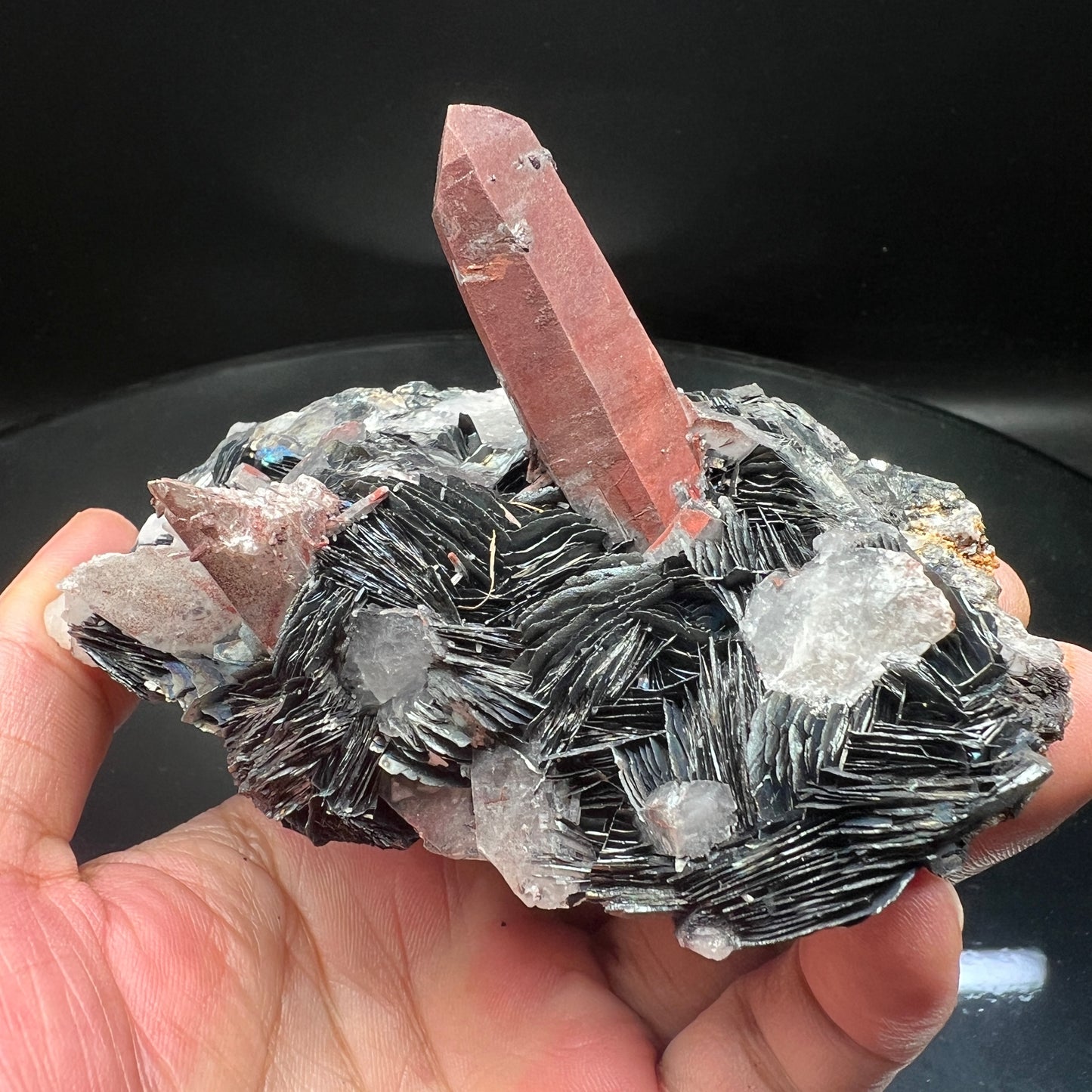 Hematite + Quartz (Free shipping)