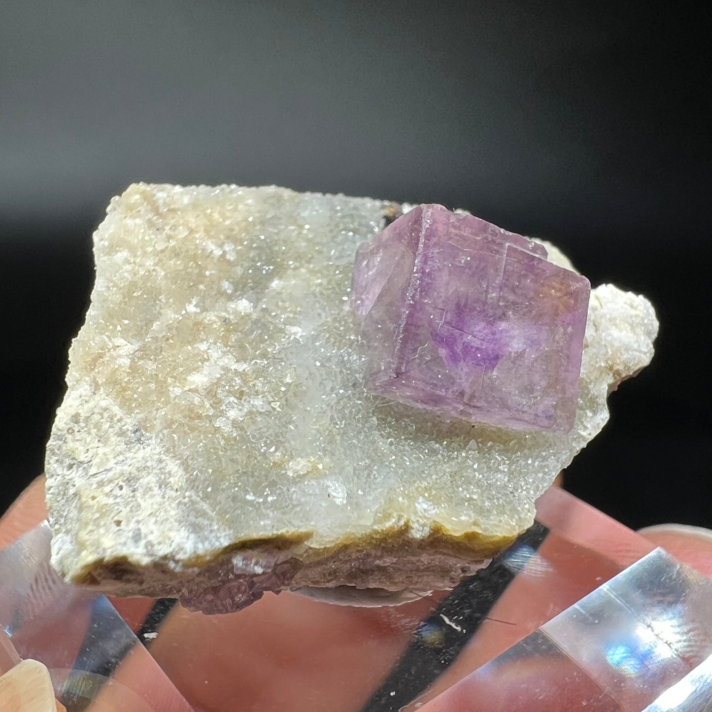 Purple frame Fluorite (Free shipping)