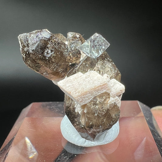 Fluorite + Quartz + Feldspar (Free shipping)