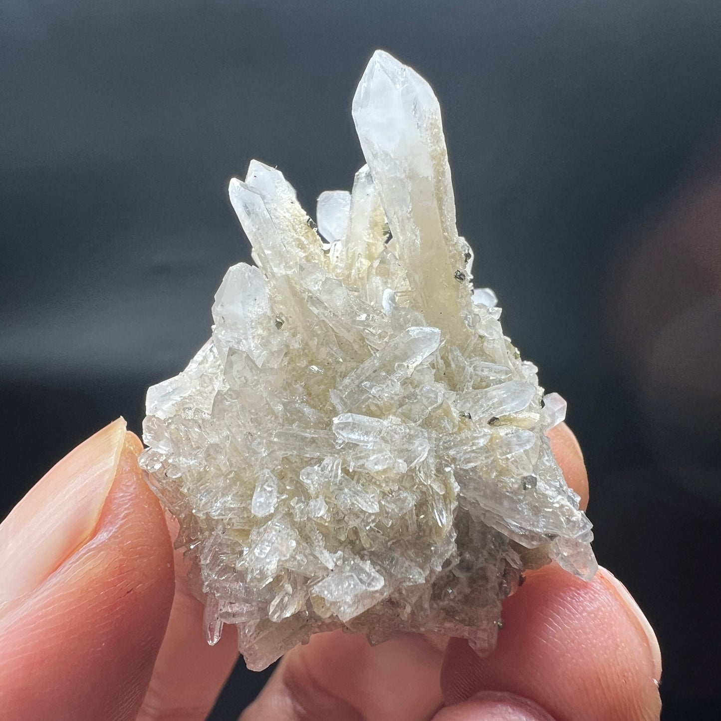 Floater Quartz + Chalcopyrite + Siderite (Free shipping)