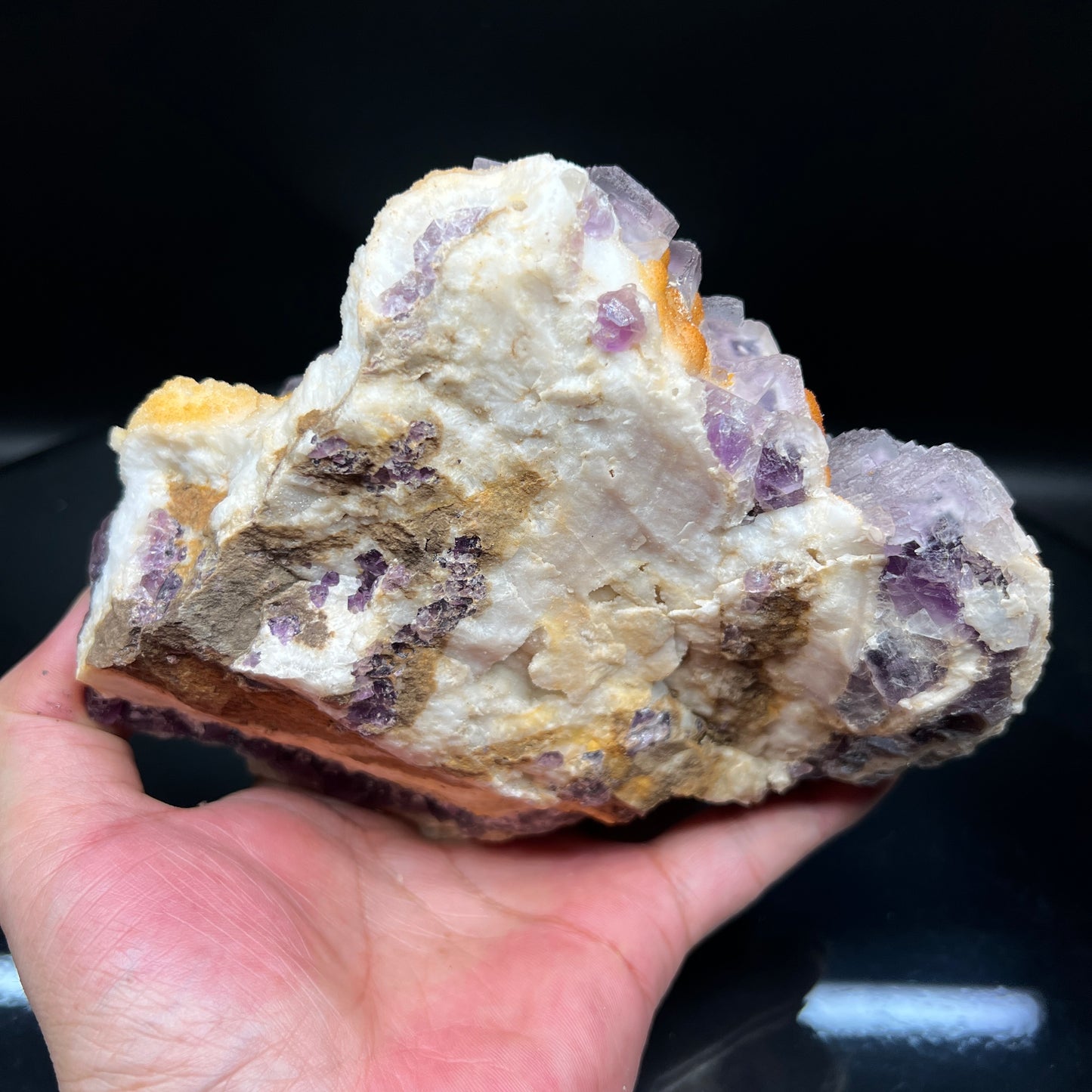 Window Fluorite + Quartz (Free shipping)