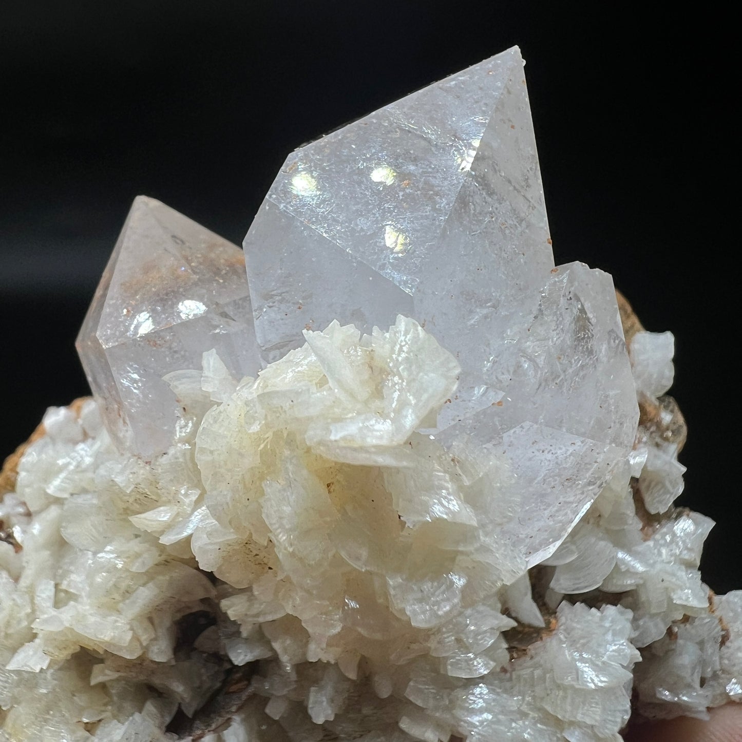 Float Quartz + Dolomite + Siderite (Free shipping)