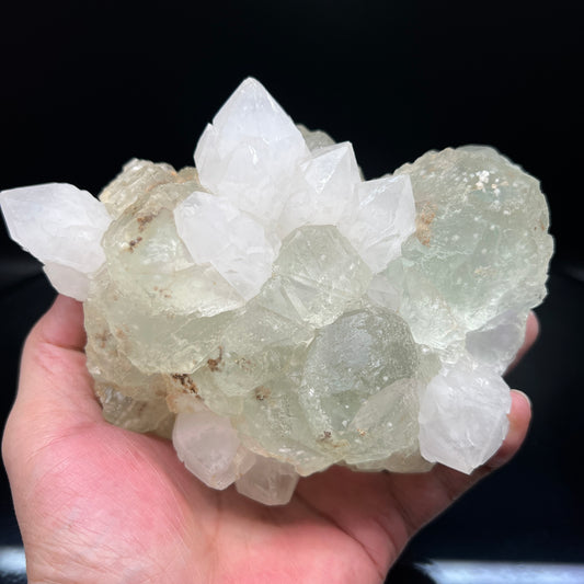 Fluorite + Quartz (Free shipping)