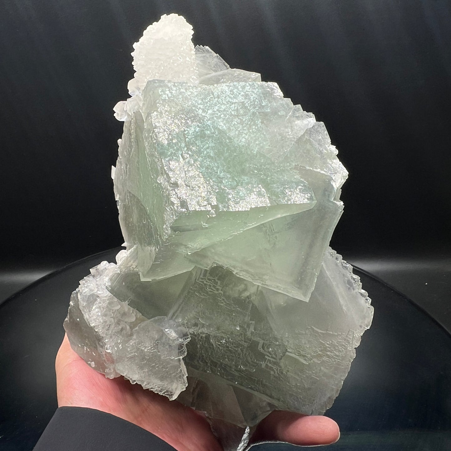 Floater Fluorite + Calcite + Quartz (Free shipping)