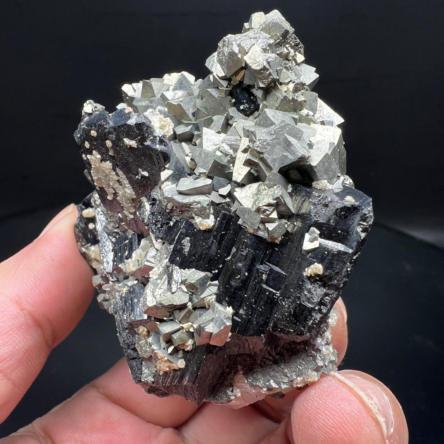 Arsenopyrite + Wolframite + Quartz (Free shipping)