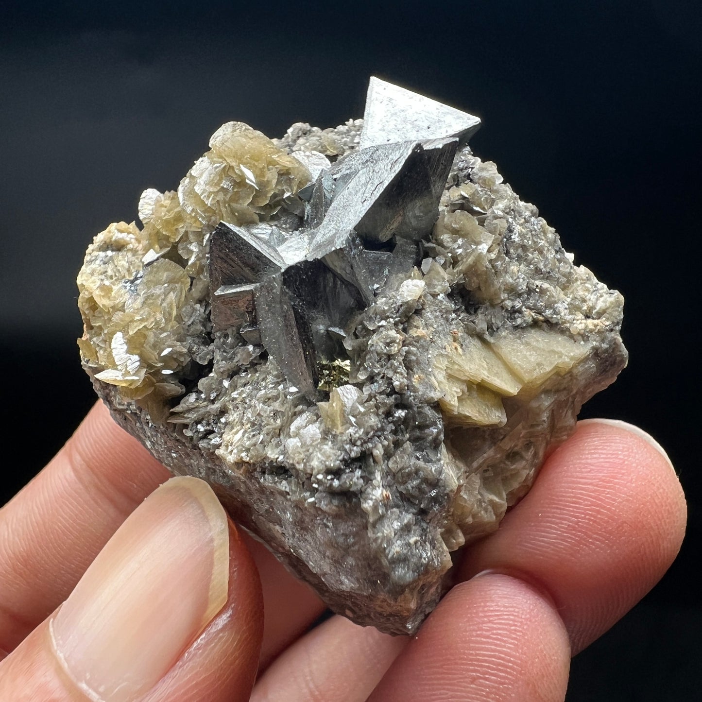 Tetrahedrite + Chalcopyrite + Siderite (Free shipping)