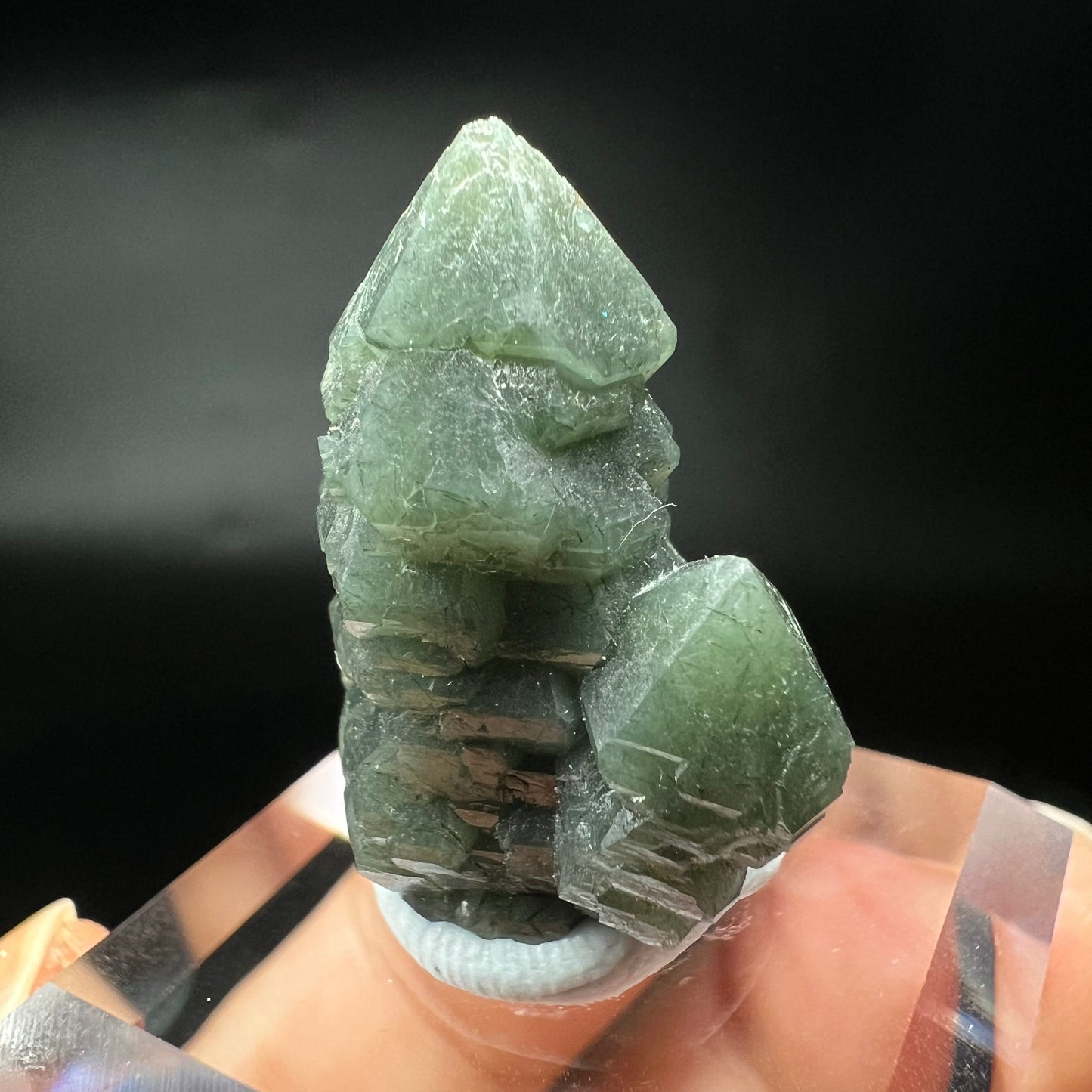 Screw green Quartz (Free shipping worldwide)