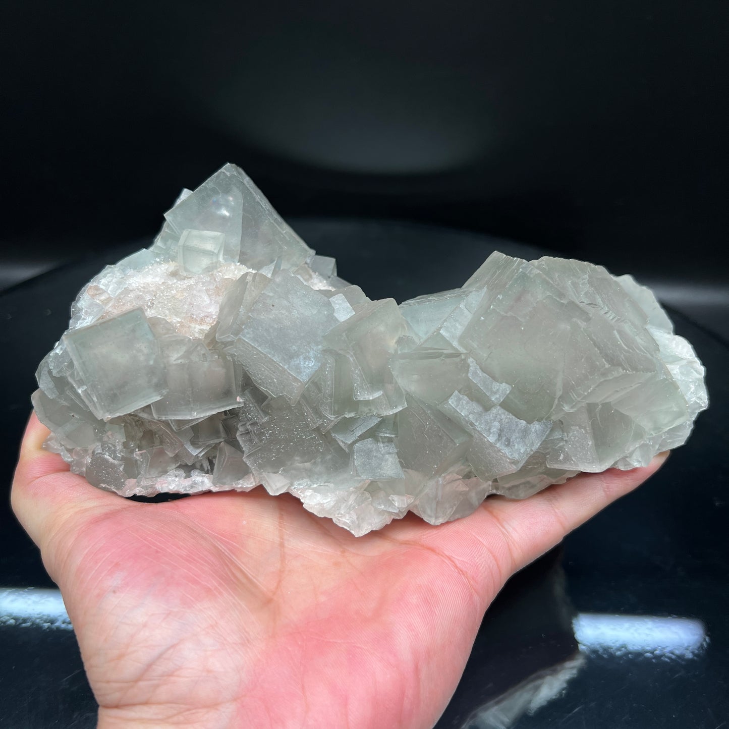 Fluorite + Quartz (Free shipping)
