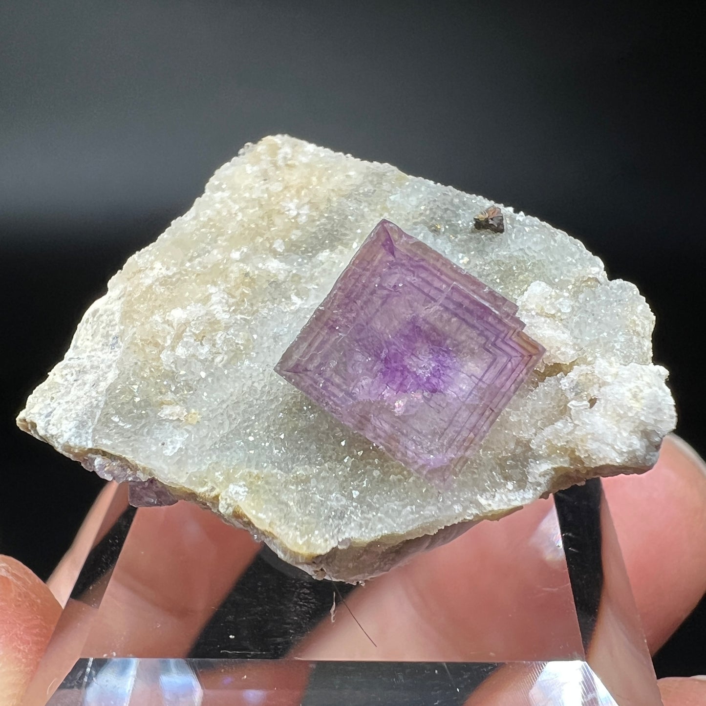 Purple frame Fluorite (Free shipping)
