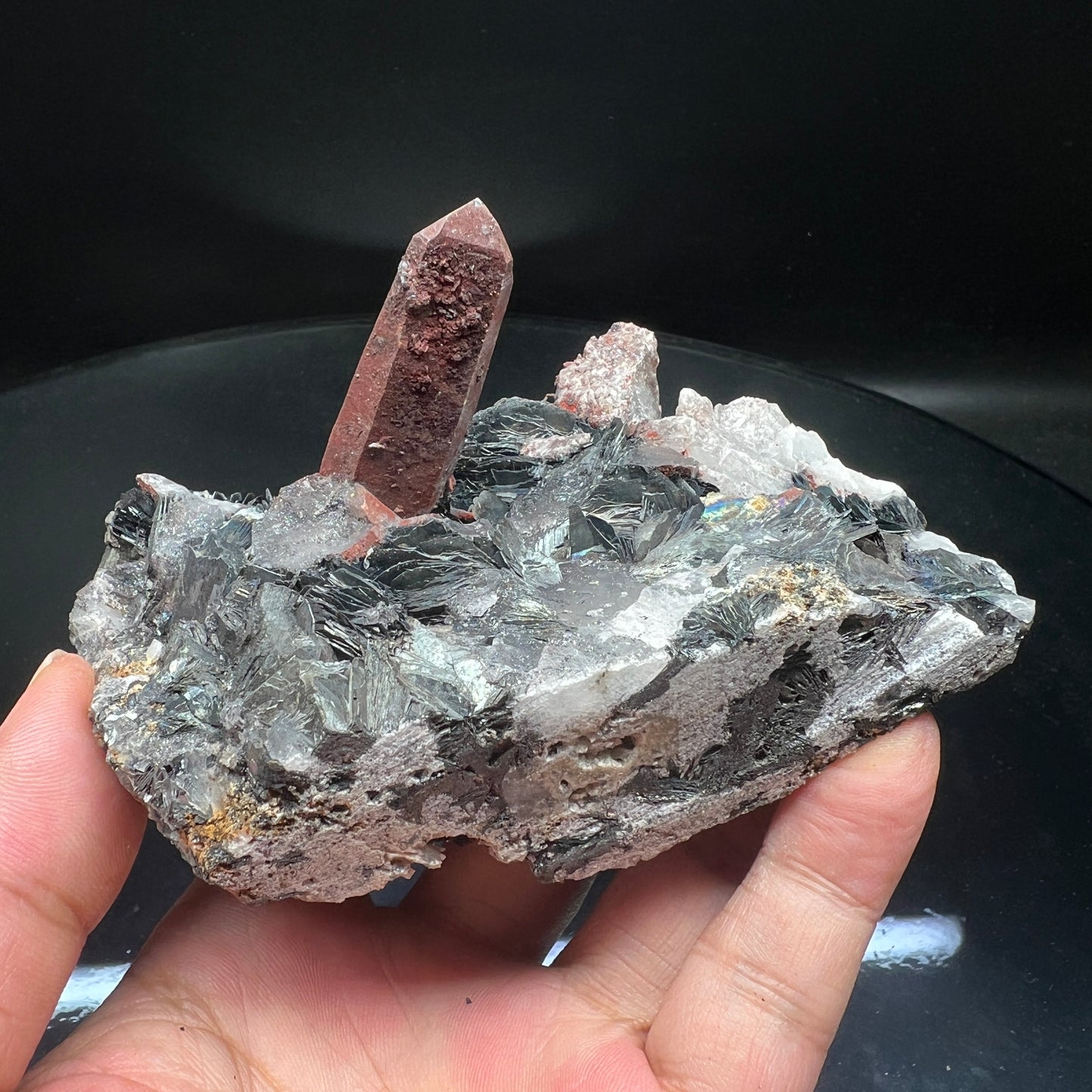 Hematite + Quartz (Free shipping)