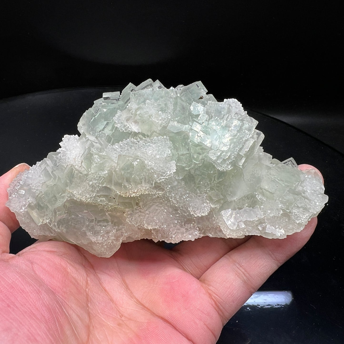 Fluorite + Quartz (Free shipping)