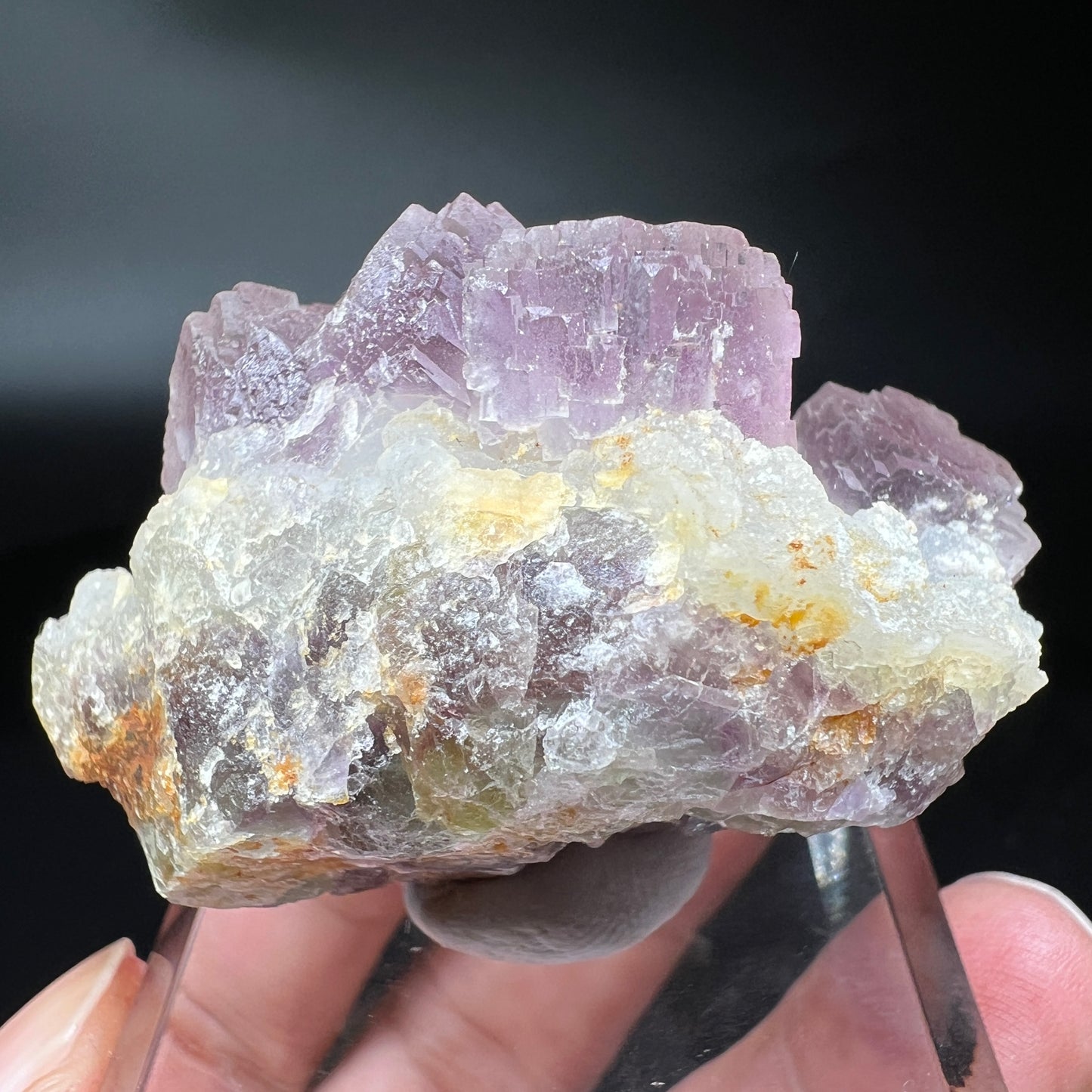 Fluorite + Quartz (Free shipping)