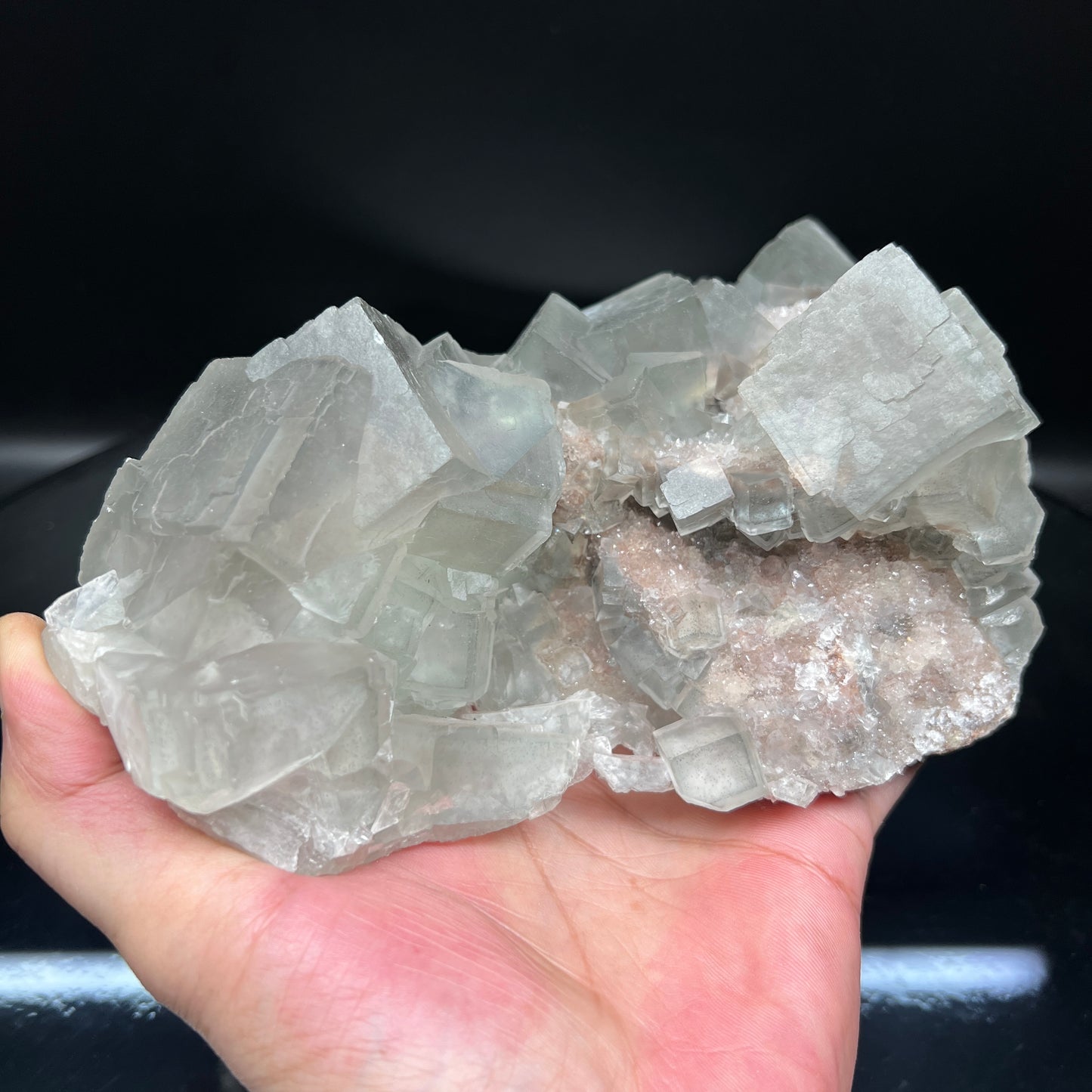 Fluorite + Quartz (Free shipping)