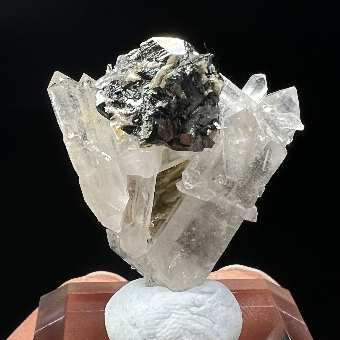 Floaters Tetrahedrite + Two-ended termination Quartz + Siderite (Free shipping)