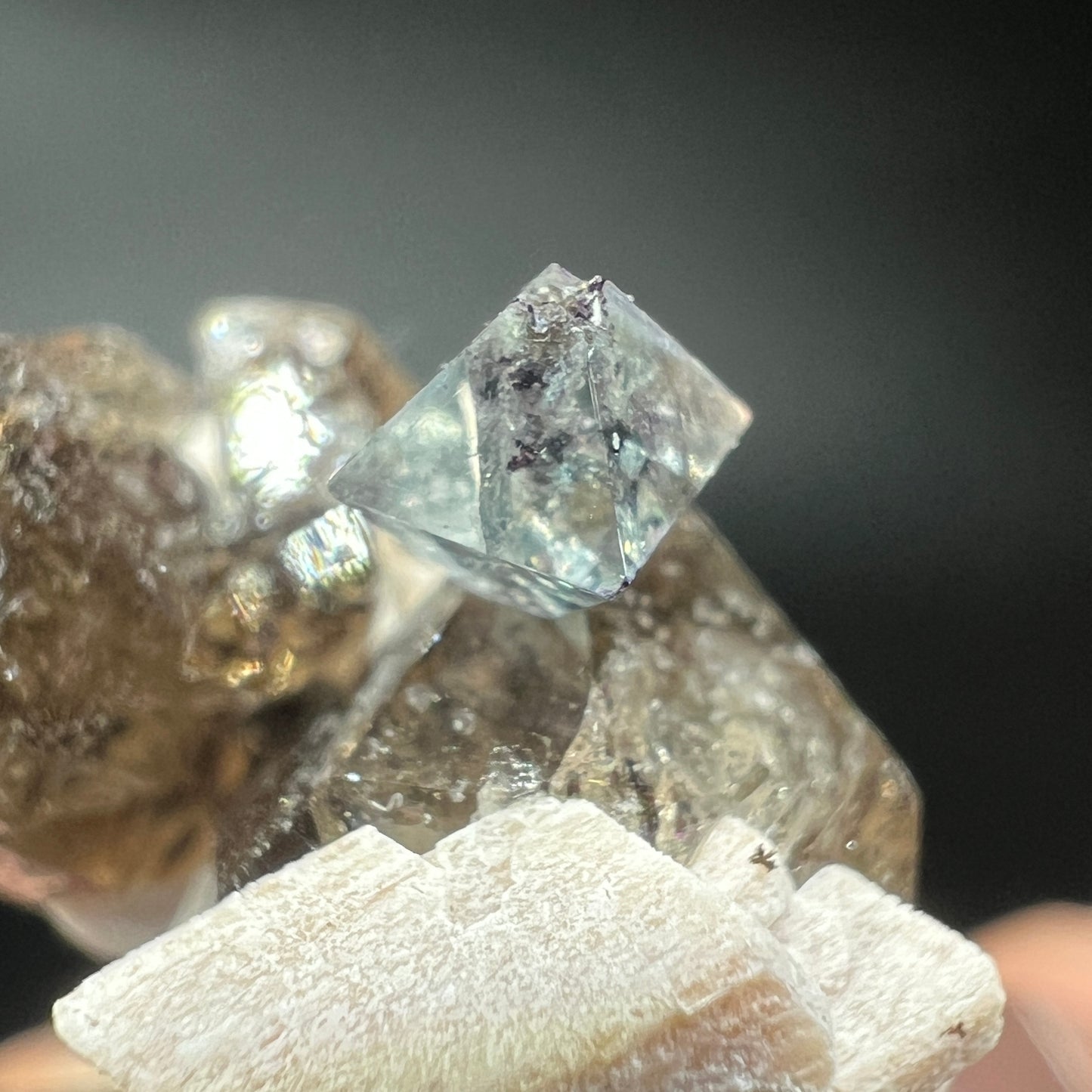 Fluorite + Quartz + Feldspar (Free shipping)